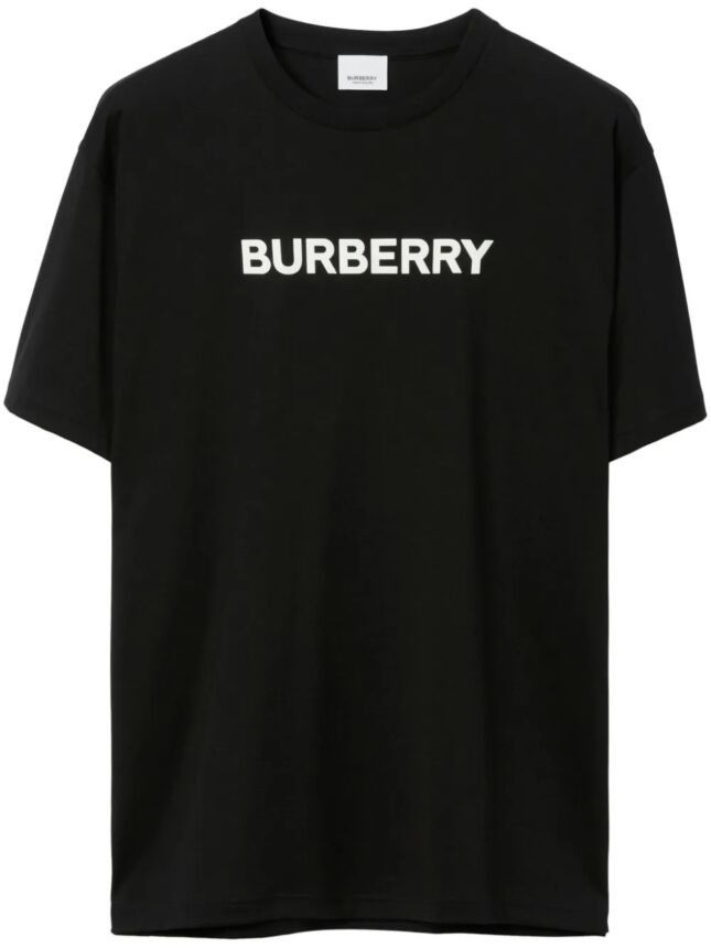 image of Burberry Logo T-Shirt in Black, Men's (Size XL)