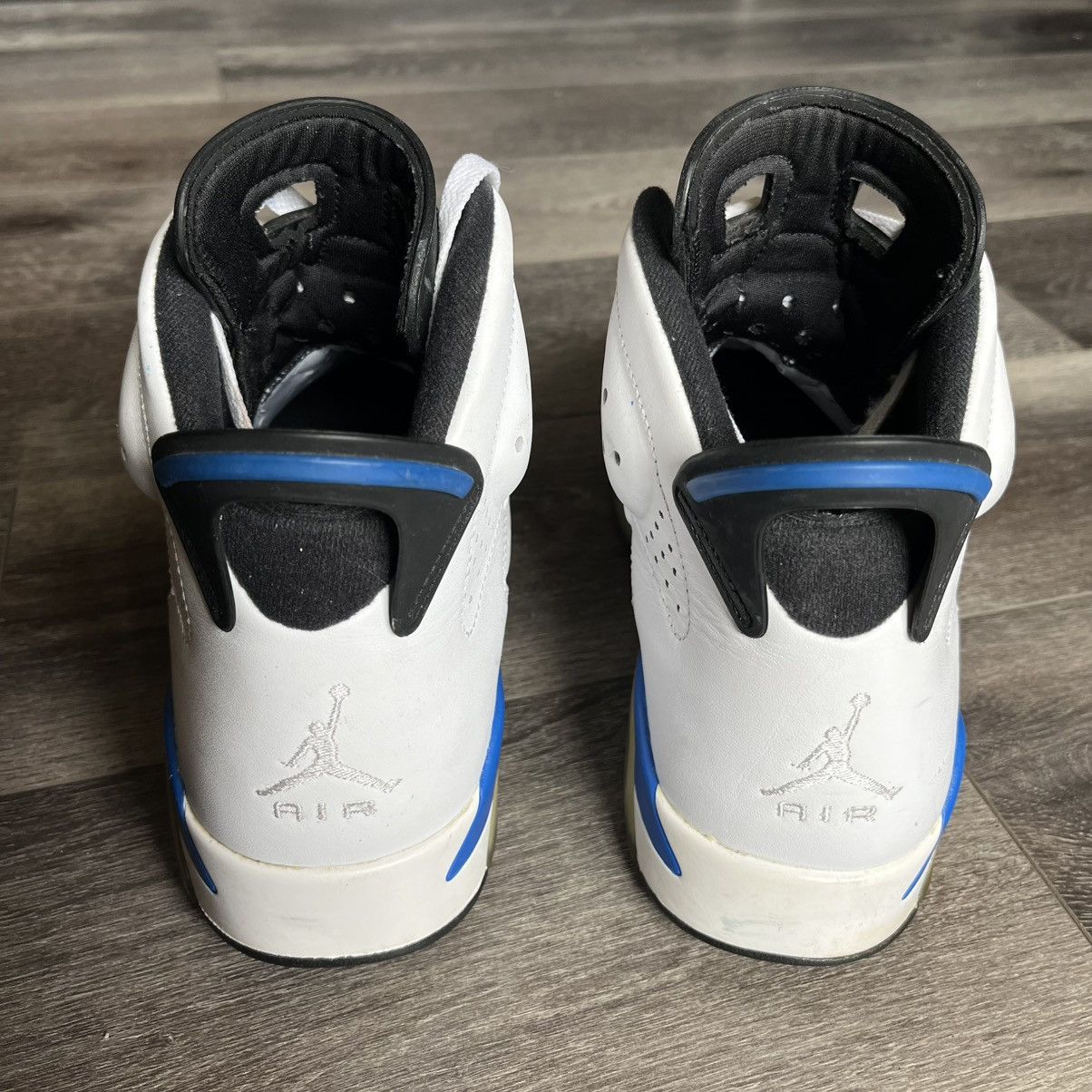 Jordan Brand × Nike Air Jordan 6 VI Retro Sport Blue 2014 Men’s Size 9.5 Shoes Size US 9.5 / EU 42-43 - 5 Thumbnail