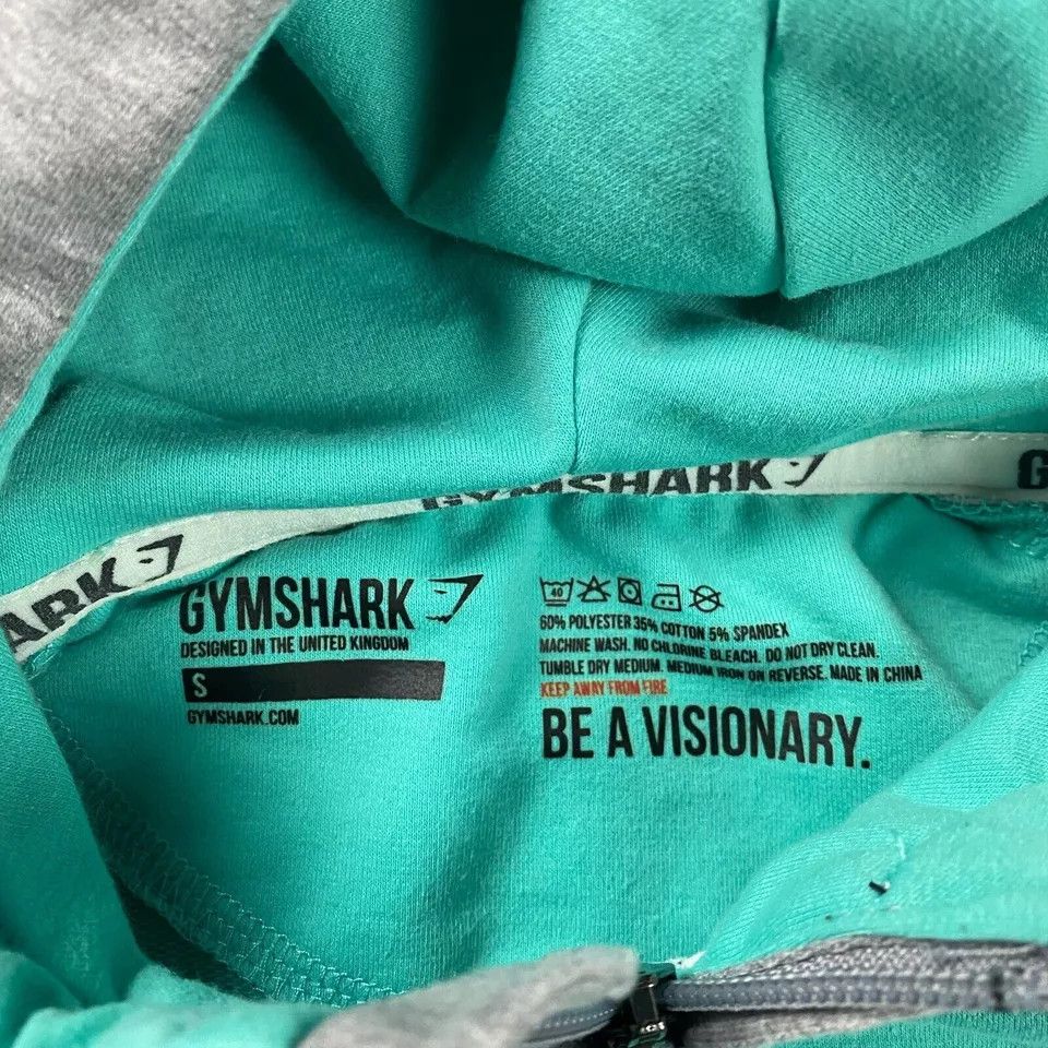 Gymshark Gymshark Hoodie Womens Small Full Zip Drawstring Polyester Size S / US 4 / IT 40 - 3 Thumbnail