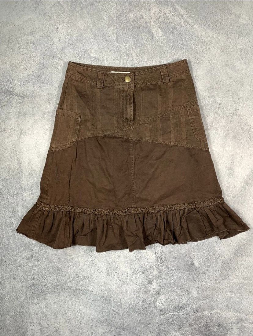 Japanese Brand × Vintage Vintage Y2K Japanese flared midi skirt streetwear size Size 32" / US 10 / IT 46 - 1 Thumbnail