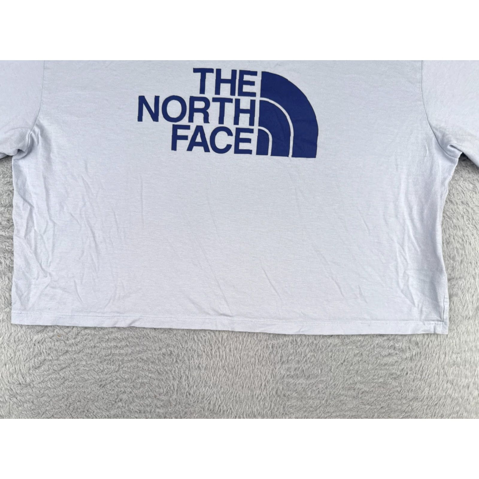 The North Face VINTAGE The North Face Shirt Women XL Blue Crew Neck Cotton Blend Crop Length? Size XL / US 12-14 / IT 48-50 - 5 Thumbnail