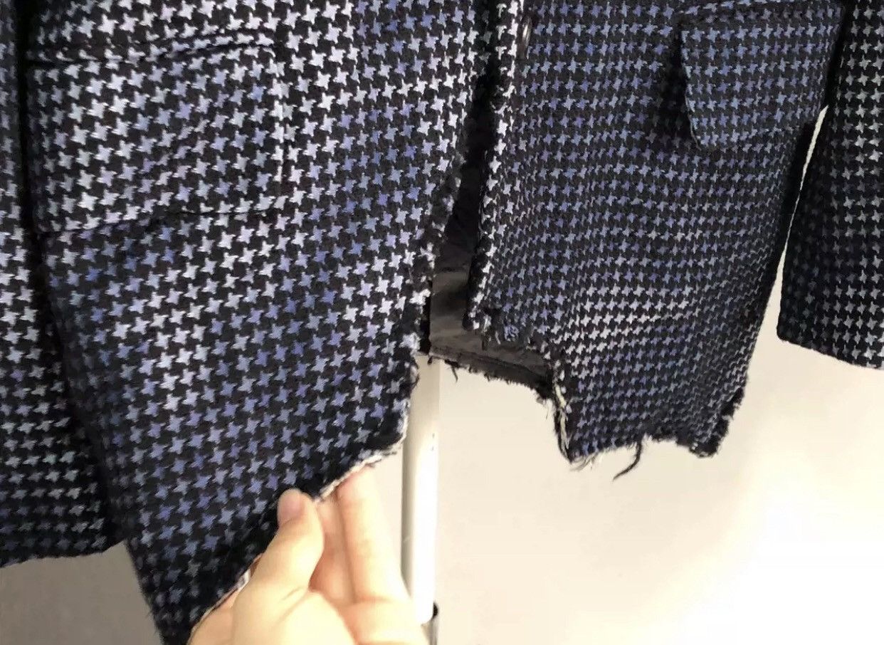 Comme des Garcons Irregular fringed hem suit jacket 2412-Nextarrowj Size 40S - 3 Thumbnail