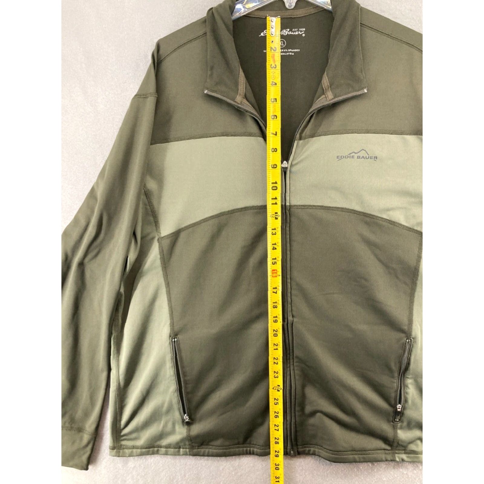 Eddie Bauer Eddie Bauer Mens Jacket XL Green Full Zip Windbreaker Outdoor Fall Winter Spring Size US XL / EU 56 / 4 - 3 Thumbnail