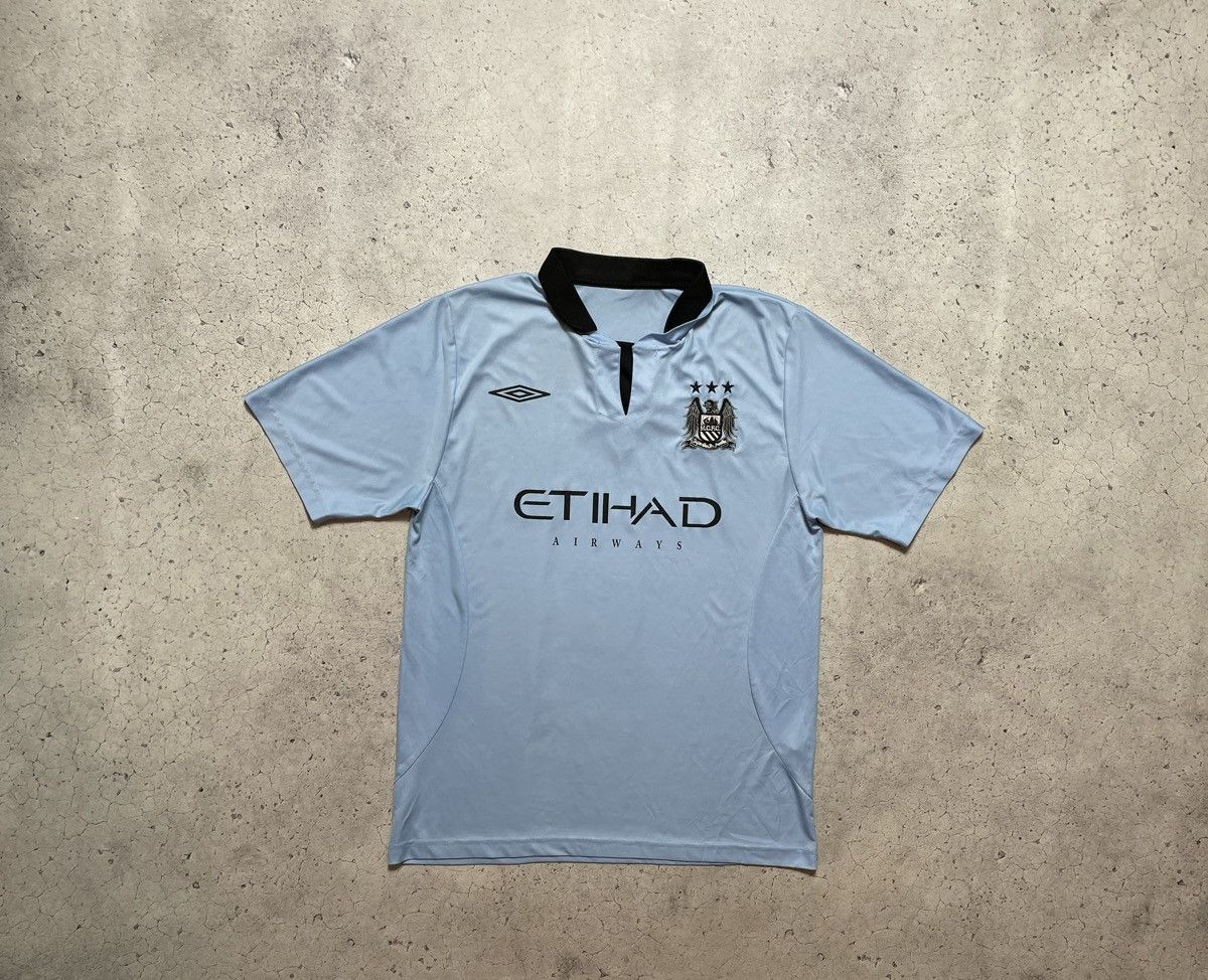 Umbro Vintage Umbro FC Manchester City Y2K Soccer Jersey Size US L / EU 52-54 / 3 - 1 Thumbnail