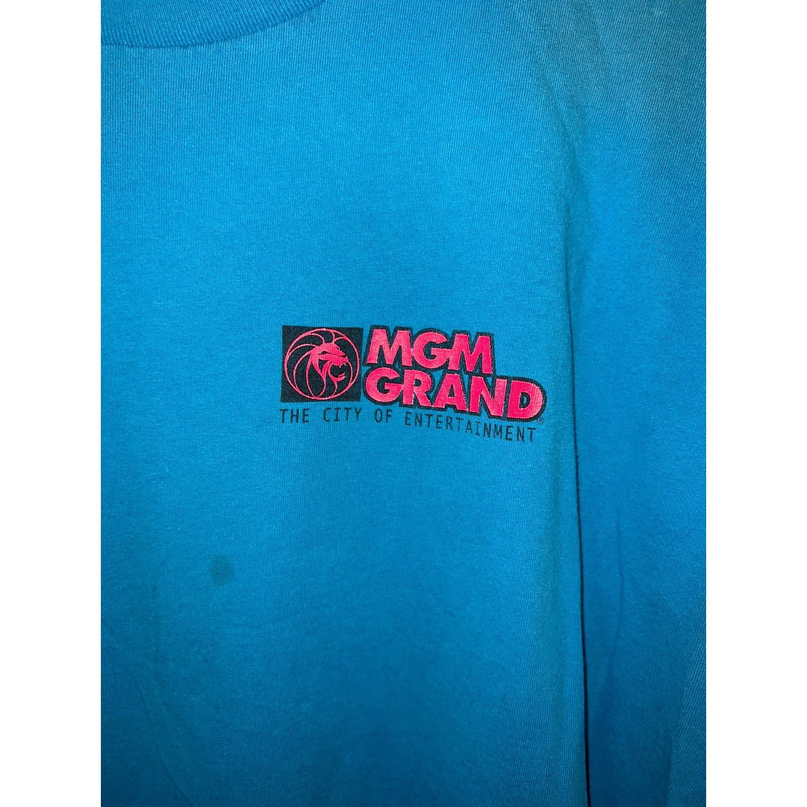 Vintage Vintage MGM Grand Shirt Director's Club Blue Tee VTG 90s XL Size US XL / EU 56 / 4 - 3 Thumbnail