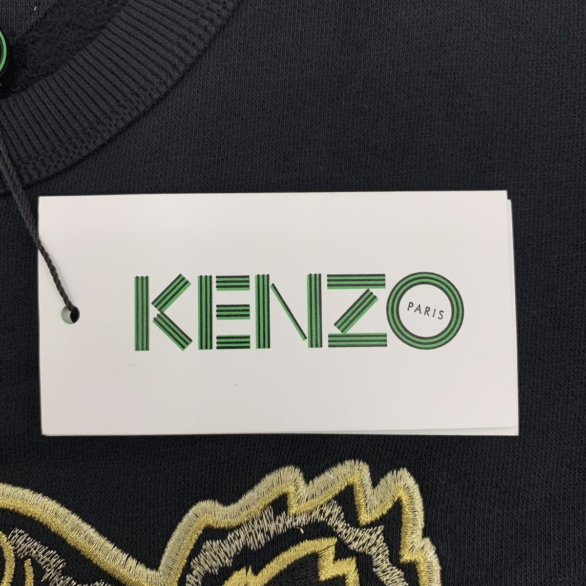 Kenzo Kenzo Tiger Head Embroidered Long Sleeve Sweatshirt K26WX Size US L / EU 52-54 / 3 - 6 Thumbnail