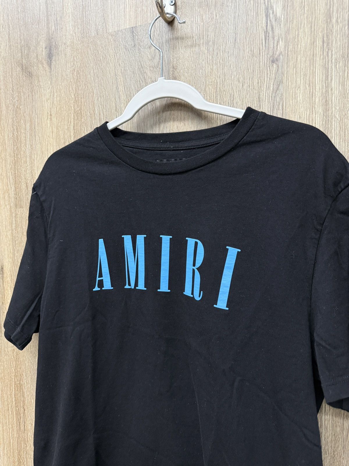 Amiri Amiri Blue Logo Short Sleeve Size US M / EU 48-50 / 2 - 3 Thumbnail