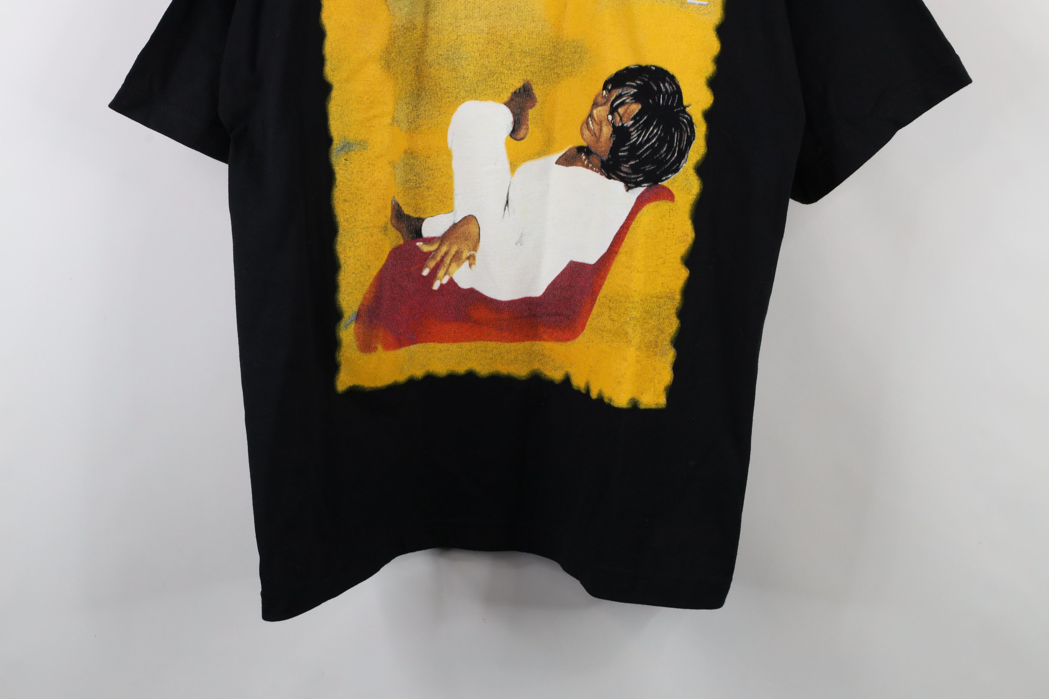 Vintage Vintage 90s Tour Patti La Belle Band T-Shirt Black Cotton Size US XL / EU 56 / 4 - 3 Thumbnail