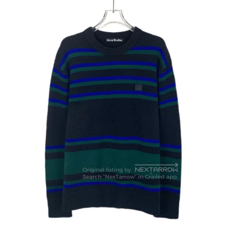Acne Studios Acne Studios Color-Blocked Striped Merino Wool Long Sleeve Size US XS / EU 42 / 0 - 1 Thumbnail
