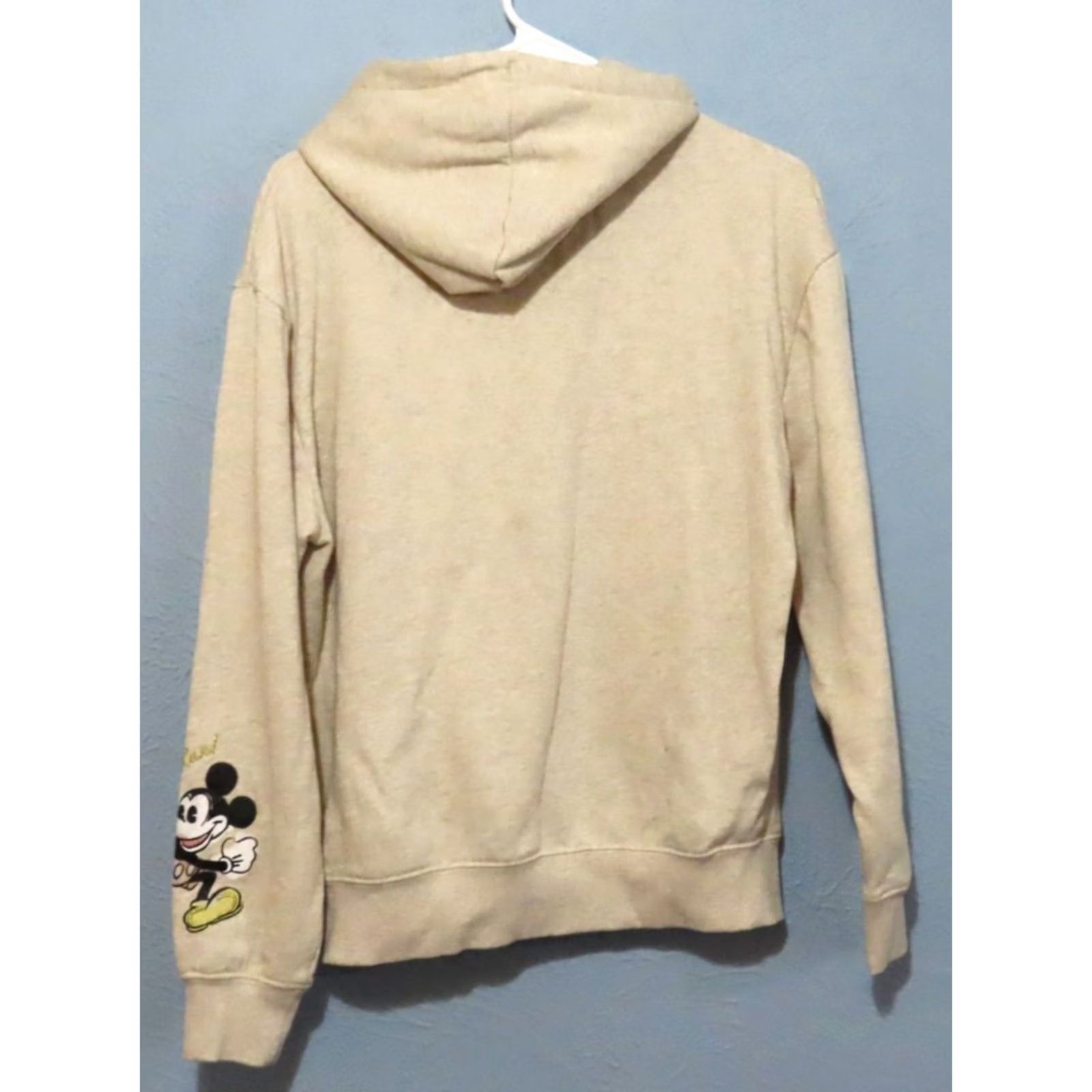 Disney Disney Women's Hoodie Mickey & Minnie Have Places to Go Fleece Pullover Embroidered Logo Graphic Ivory S Size S / US 4 / IT 40 - 6 Thumbnail