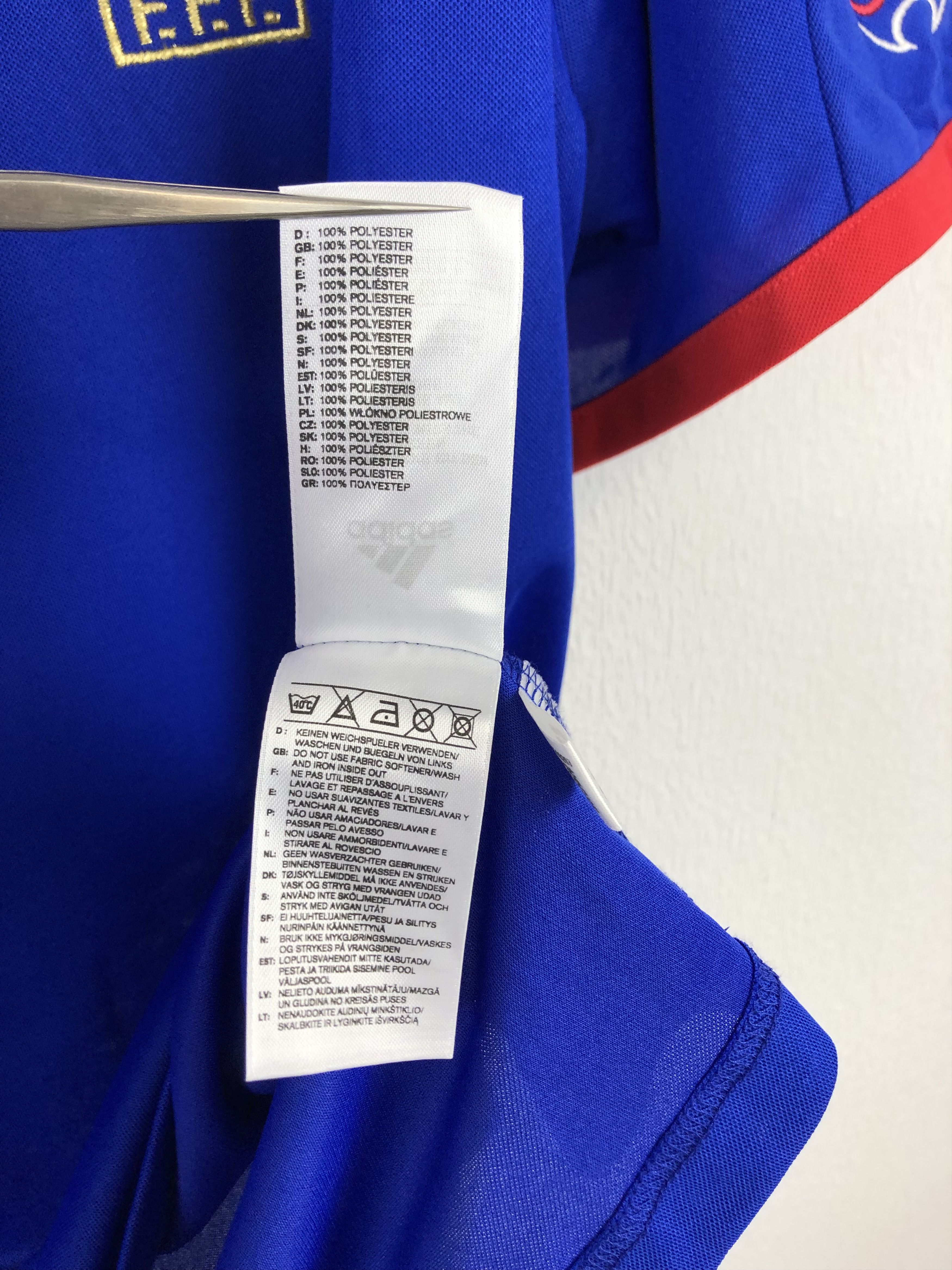 Adidas Vintage France Home football shirt 2005 Soccer Jersey Rare Size US XL / EU 56 / 4 - 10 Thumbnail