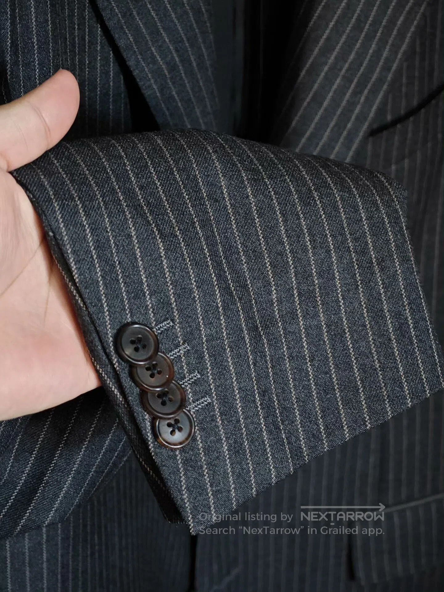 Corneliani Corneliani Italian Wool Blend Suit Jacket. Size US L / EU 52-54 / 3 - 4 Thumbnail