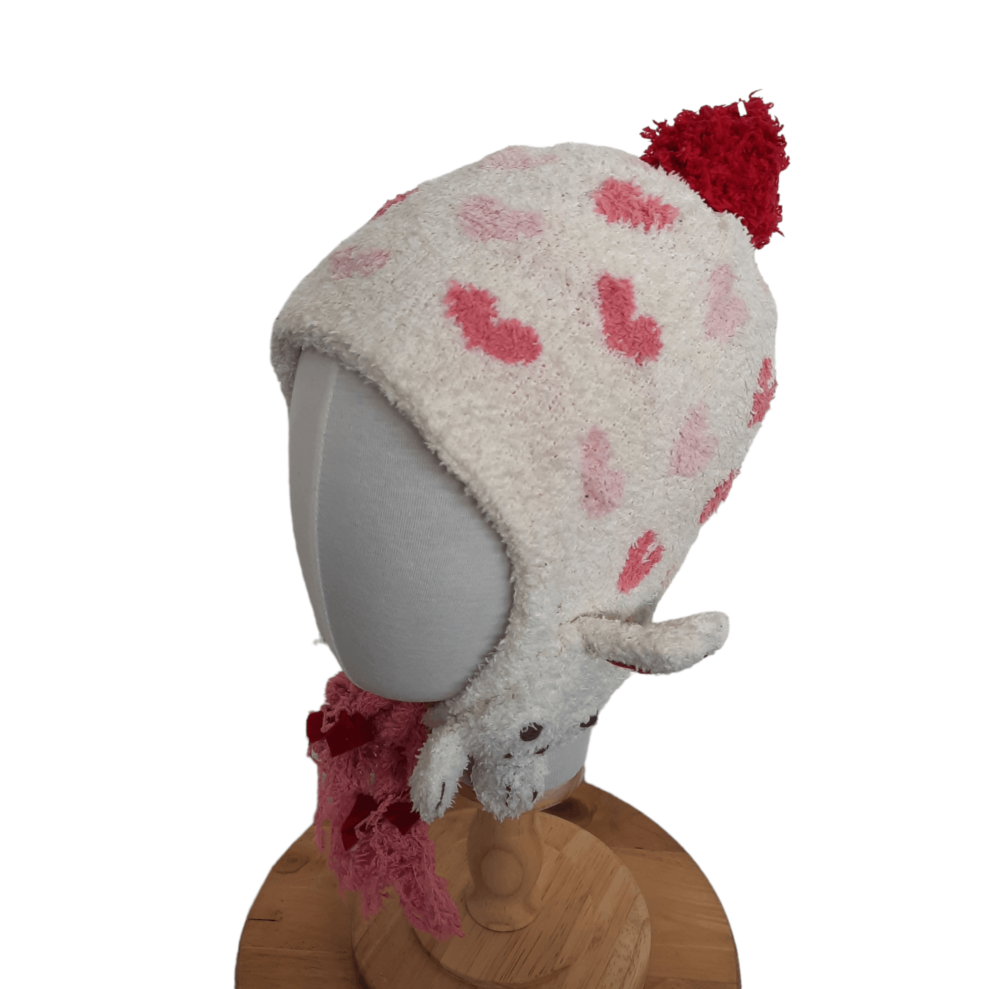 image of Archival Clothing Hushush Double Rabbit Earflap Beanie Hat, Men's