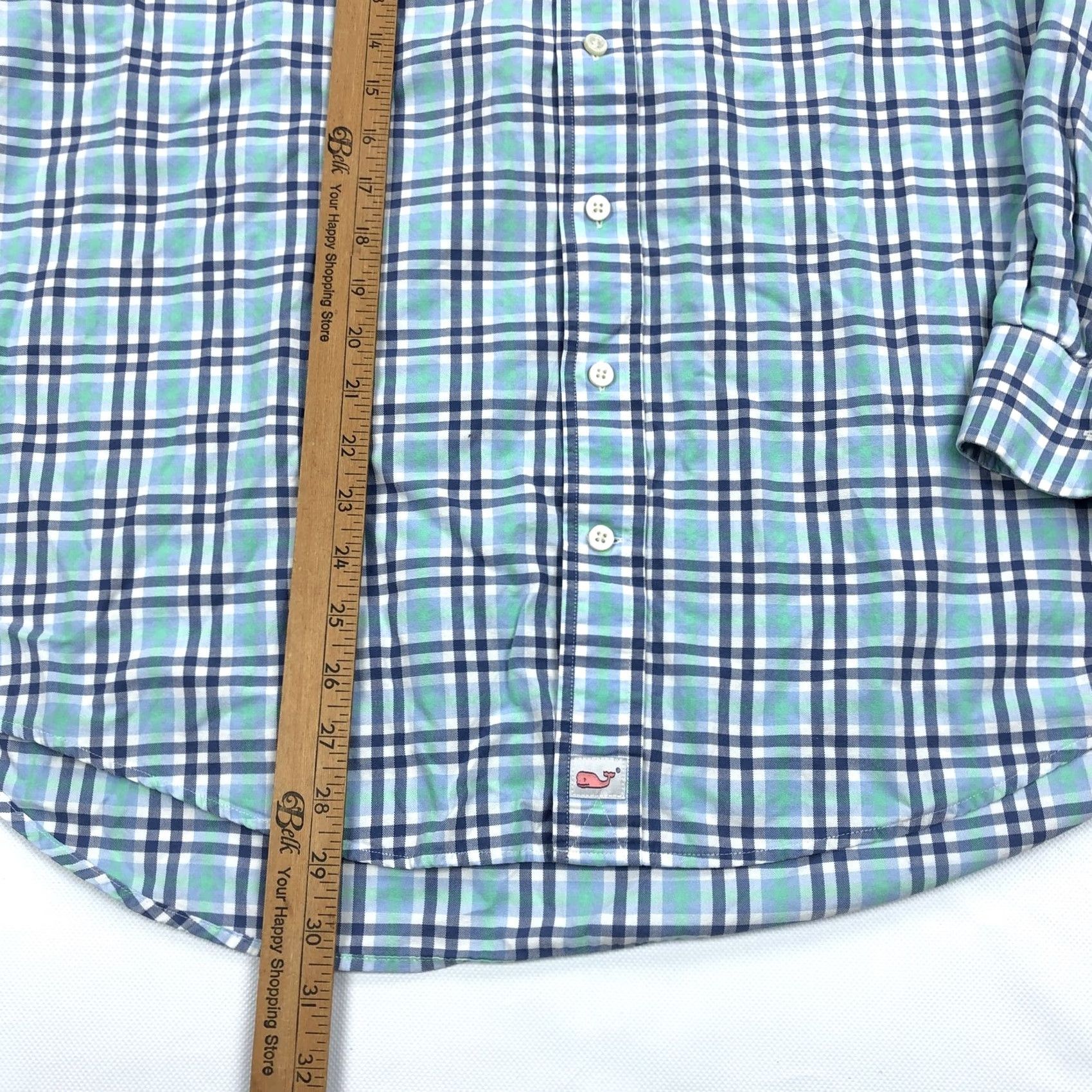 Vineyard Vines Vineyard Vines Murray Shirt Plaid Button-Down Long Sleeve XL Men’s Blue Size US XL / EU 56 / 4 - 4 Thumbnail