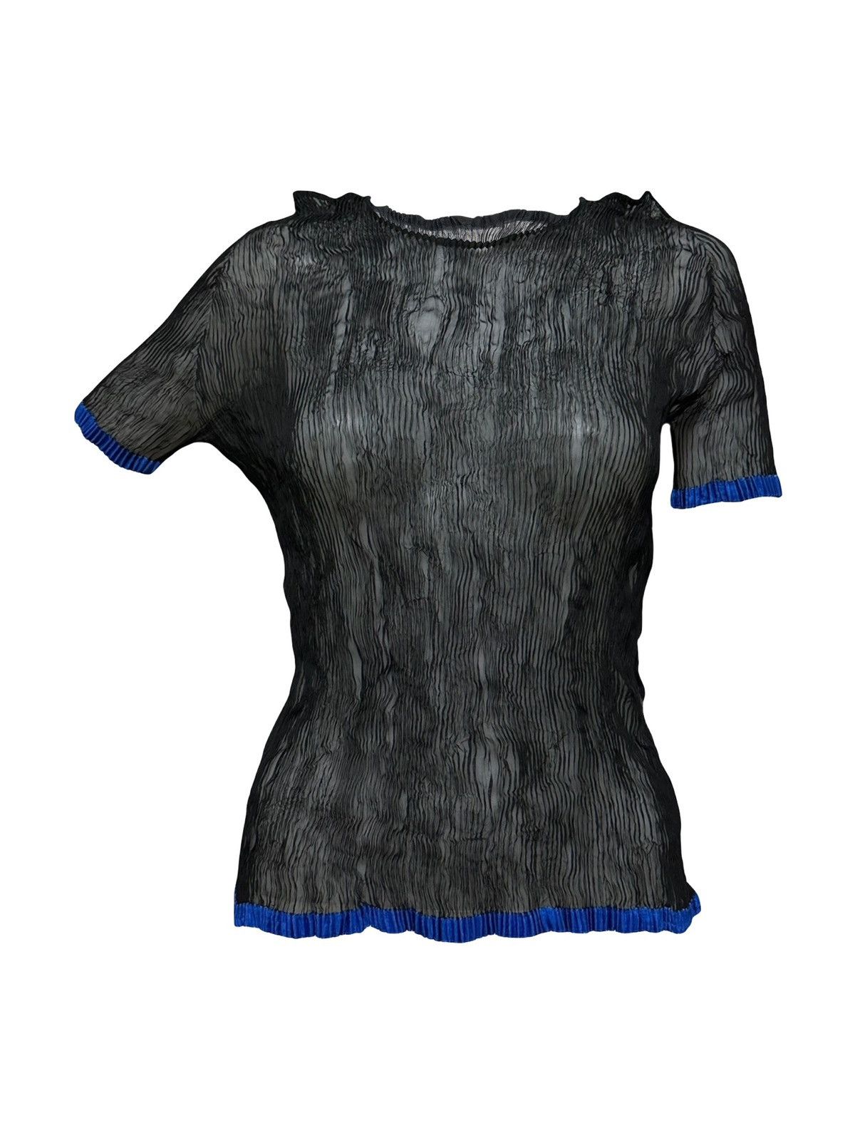 ISSEY MIYAKE Spring Summer 1997 Chiffon Twist Sheer Top