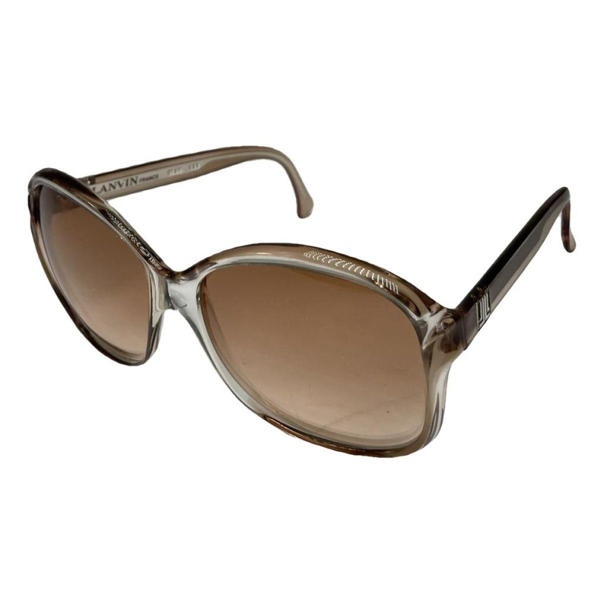 Lanvin Brown Plastic Sunglasses Size ONE SIZE - 1 Thumbnail