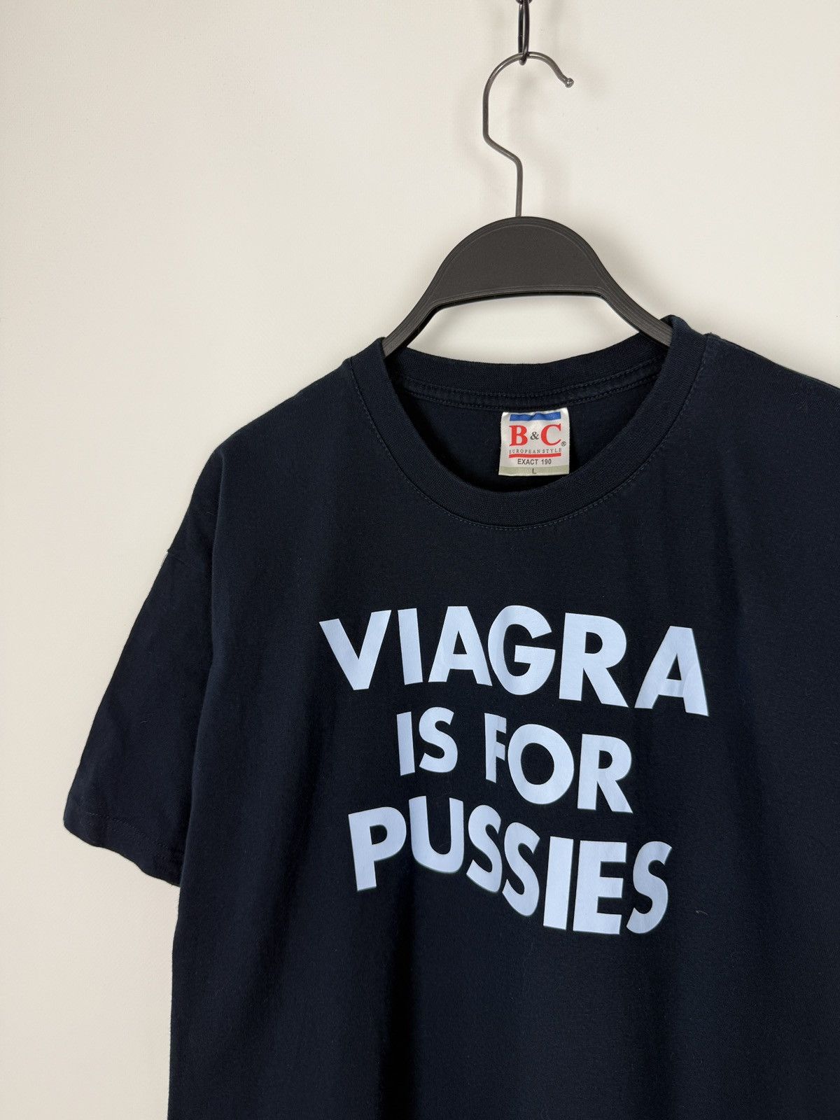Vintage Y2K Vintage Viagra Is For Pussies Quote Pornstar Tee Size US L / EU 52-54 / 3 - 2 Thumbnail