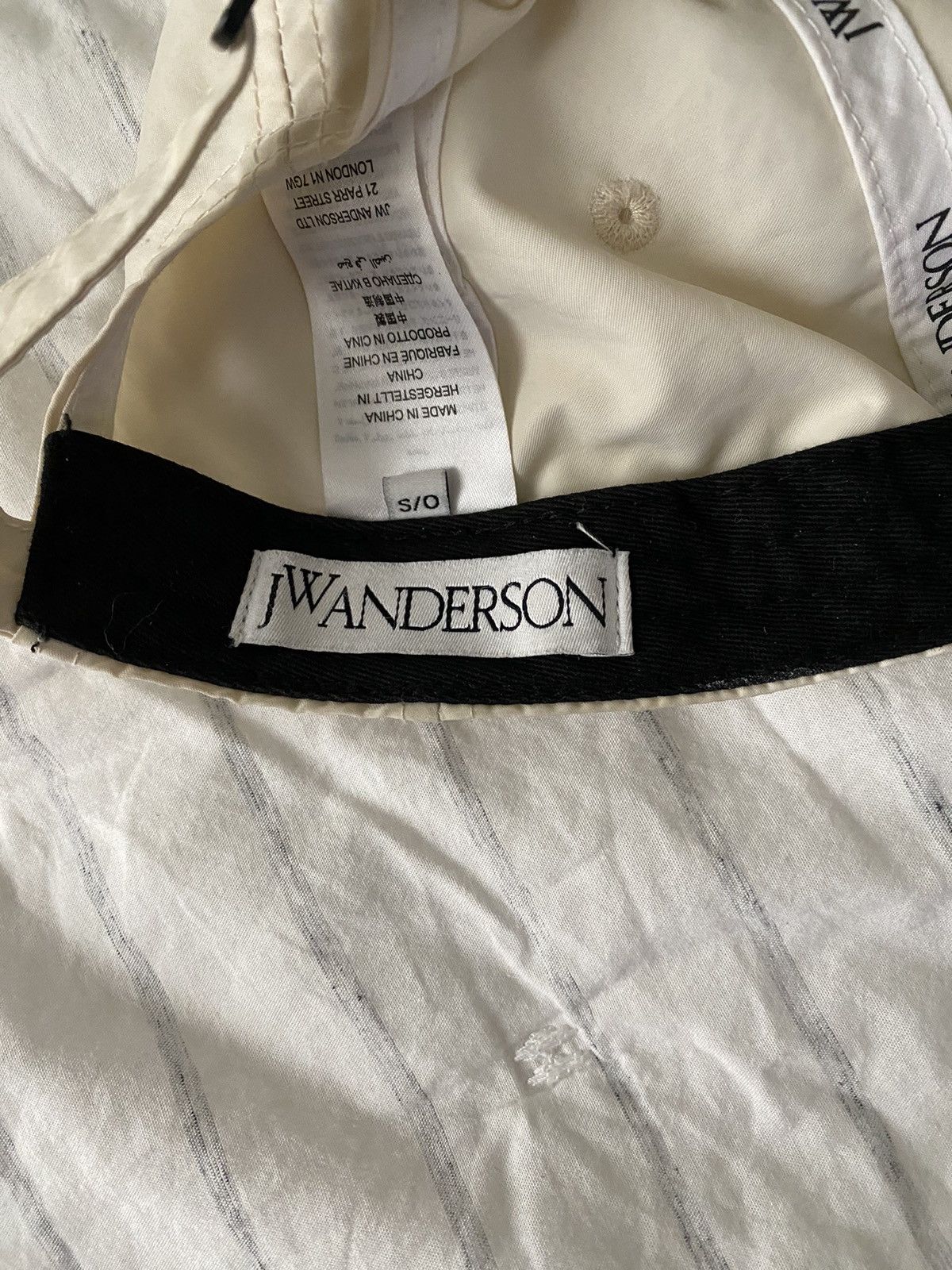 JW Anderson JW Anderson Off White Printed Cap Size ONE SIZE - 14 Thumbnail