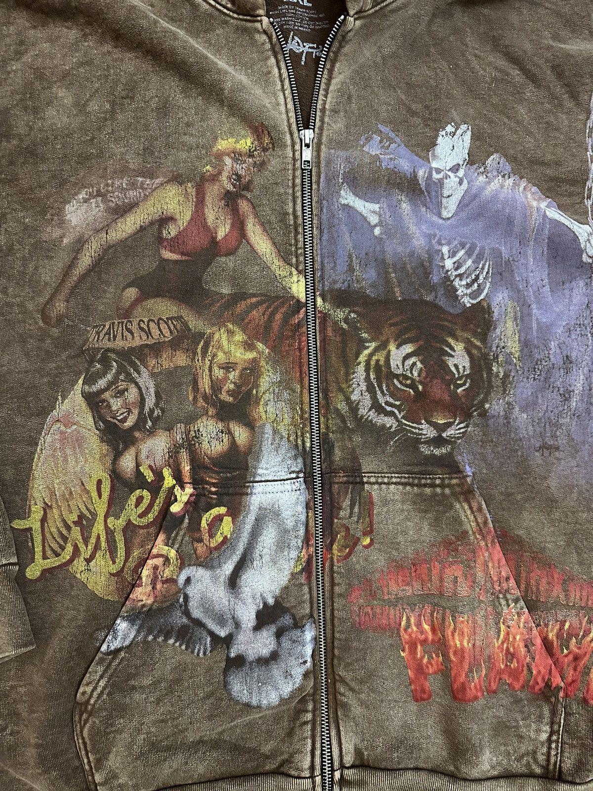 CACTUS JACK CIRCUSMAXIMUS TOURZIP HOODIE Travis Scott Circus