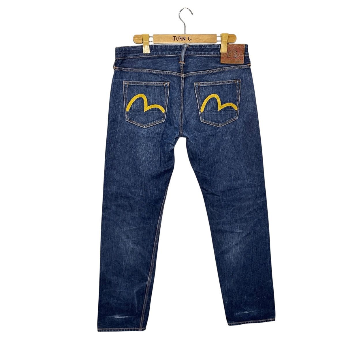 Evisu Evisu Japan Yellow Seagull Denim Jeans Size US 36 / EU 52 - 1 Thumbnail