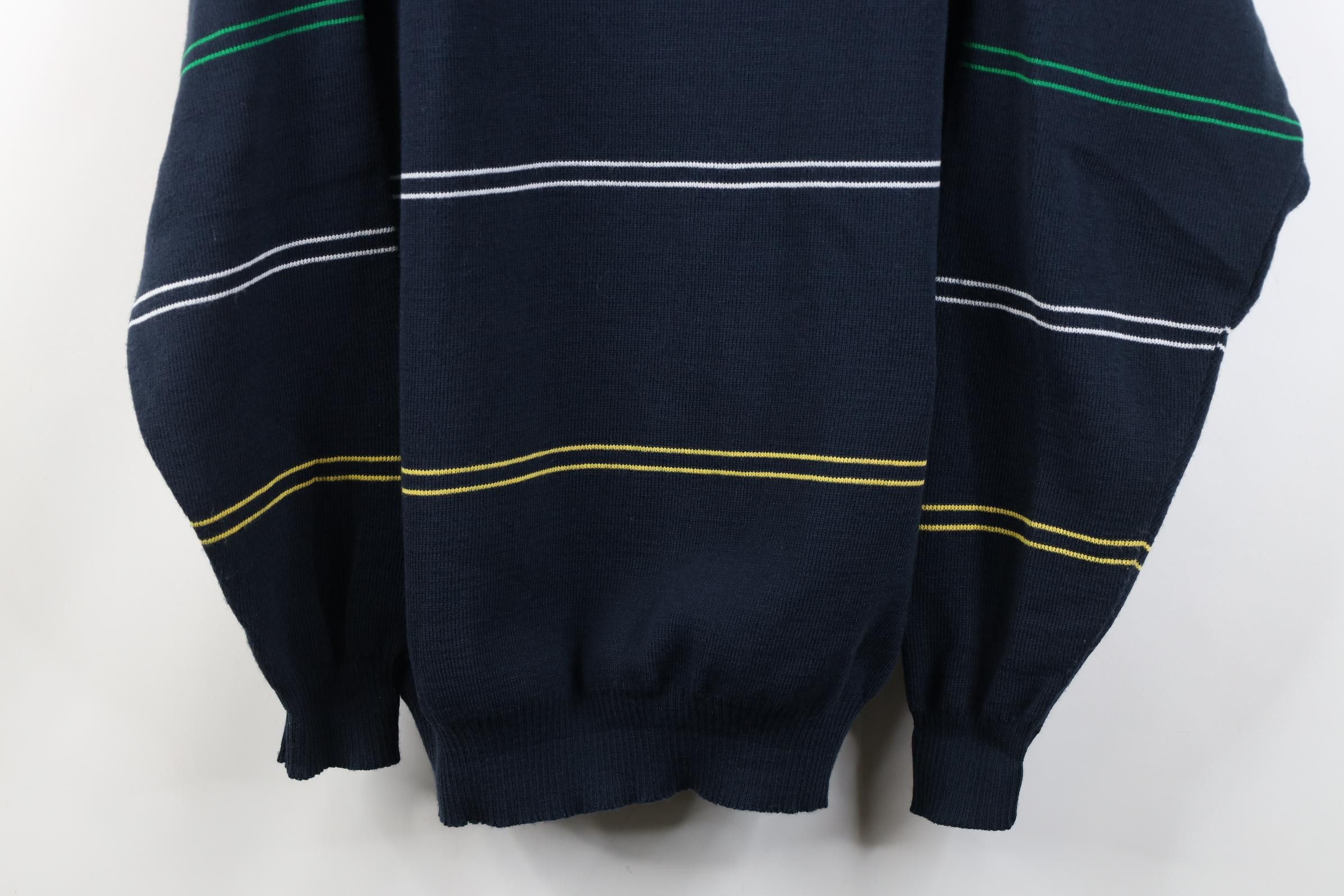 Vintage Vintage 90s Streetwear Wool Blend Ireland Sweater Striped Size US L / EU 52-54 / 3 - 3 Thumbnail