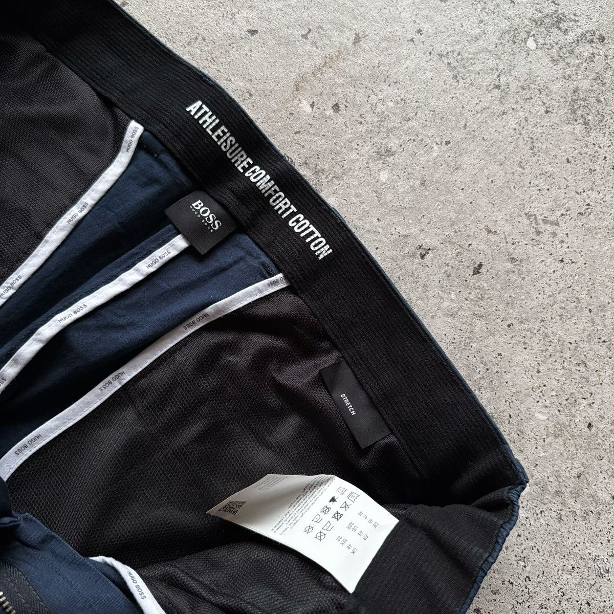 Hugo Boss Hugo Boss Mens Blue Trousers Pants Stretch Zipper Closure Size US 32 / EU 48 - 5 Thumbnail