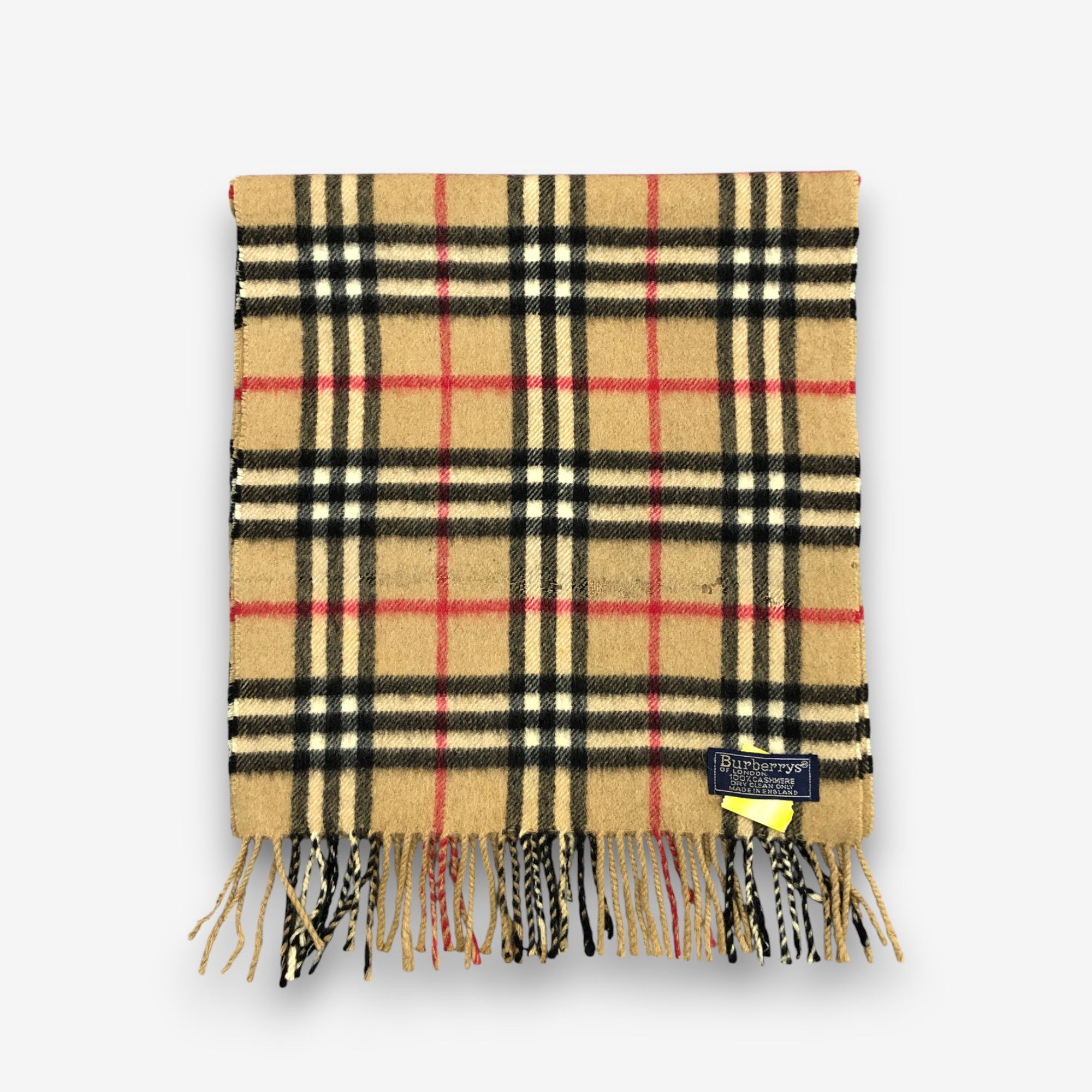 Burberry Vintage Burberry Scarf Muffler Wool Cashmere Scarves Size ONE SIZE - 2 Thumbnail