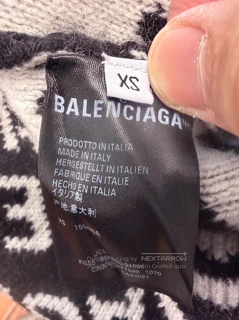 Balenciaga Balenciaga Year of the Ox Logo Sweater Size US XS / EU 42 / 0 - 4 Thumbnail