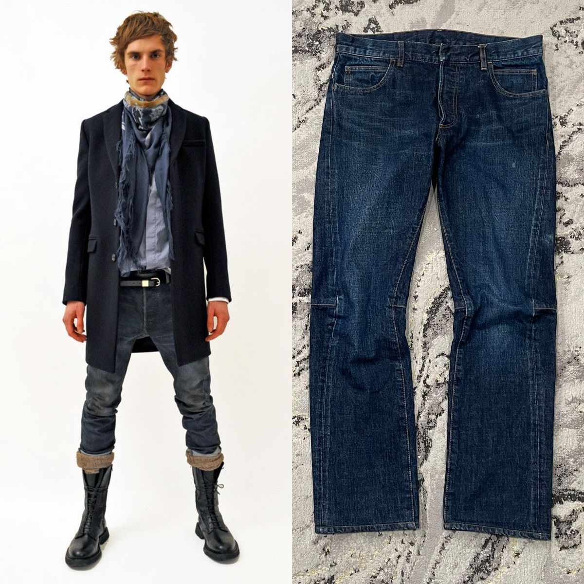 Balmain Homme AW11 泥ウォッシュ デニム W30