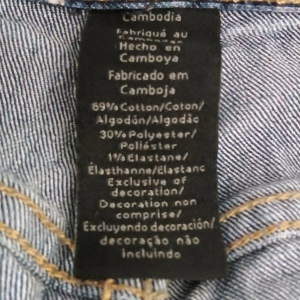 Calvin Klein CALVIN Klein Flare Jeans Blue Denim Low Rise Bootcut Sz 4 Size 27" / US 4 / IT 40 - 7 Thumbnail