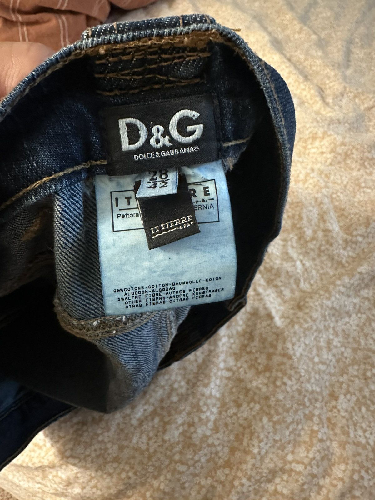 Dolce & Gabbana Dolce and Gabbana Denim Skirt Size 30" / US 8 / IT 44 - 4 Thumbnail