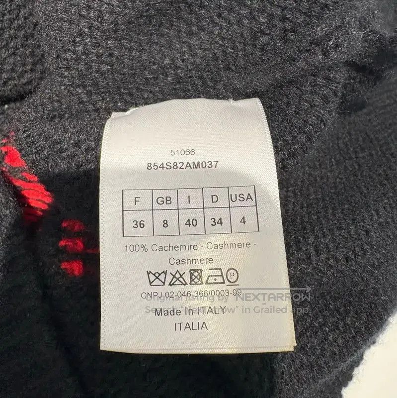 Other Dior Black Cashmere Long Sleeve Pullover Sweater . Size S / US 4 / IT 40 - 7 Thumbnail