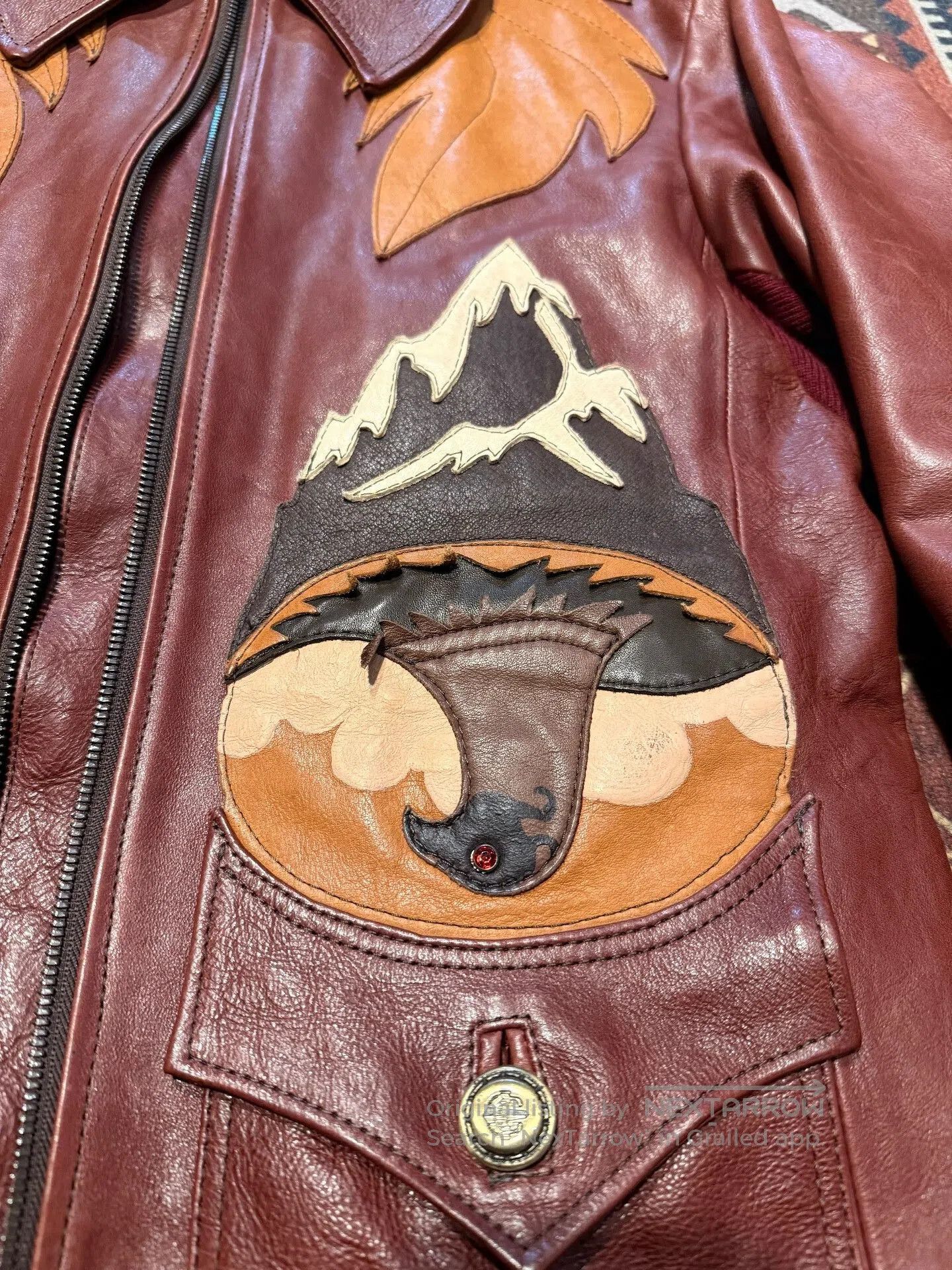 Obelisk Obelisk Hippie Rock Leather Jacket. Size US S / EU 44-46 / 1 - 2 Thumbnail