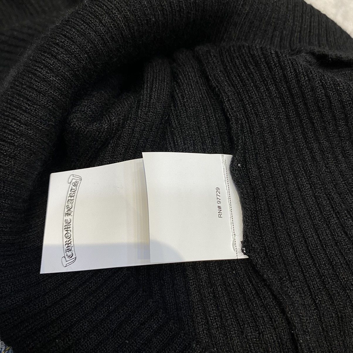 Chrome Hearts CHROME HEARTS Cashmere Lib Sknit Slim Top BLACK Size M / US 6-8 / IT 42-44 - 9 Thumbnail