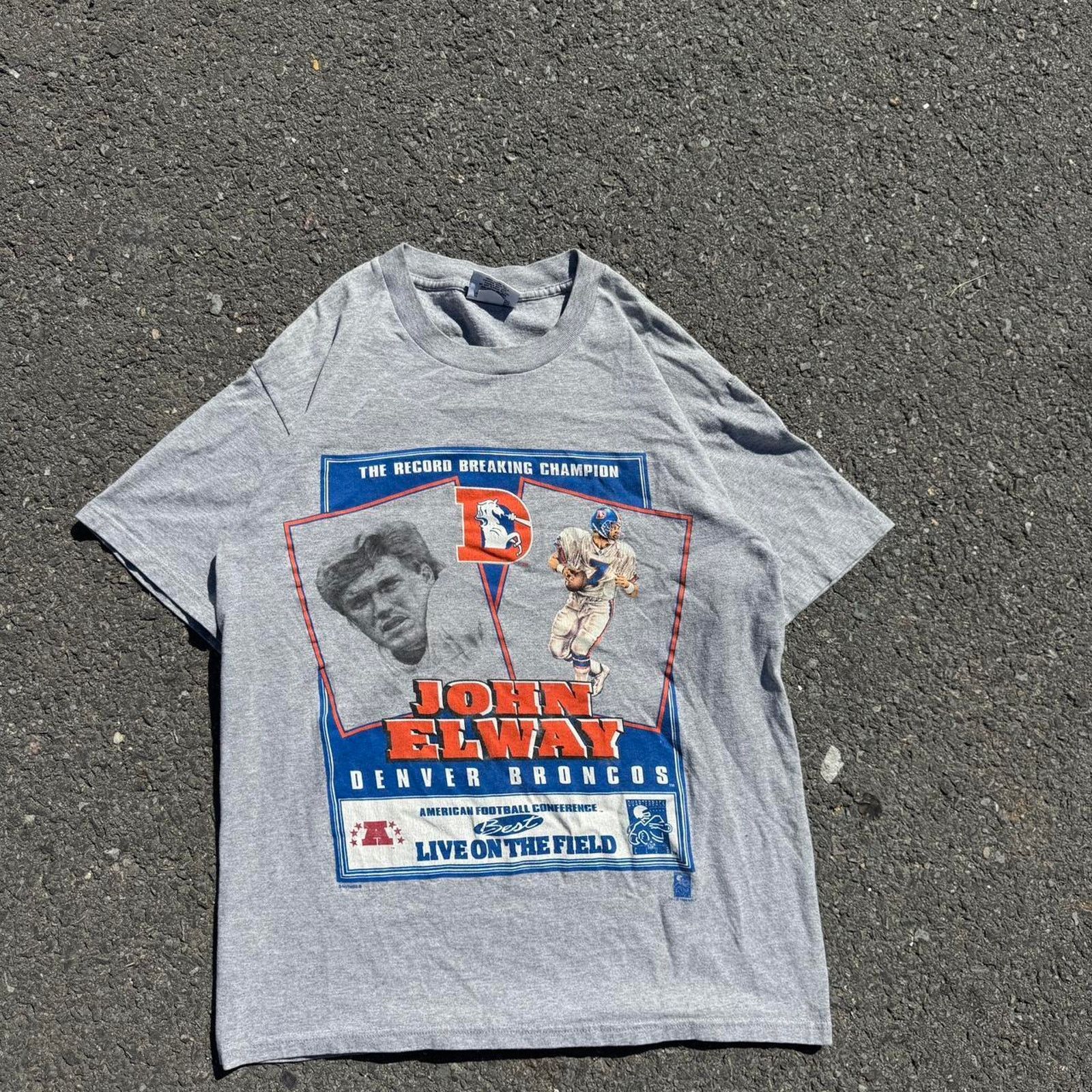 Lee Vintage 1996 John Elway Denver Broncos T-Shirt – Size Medium Size US M / EU 48-50 / 2 - 1 Thumbnail