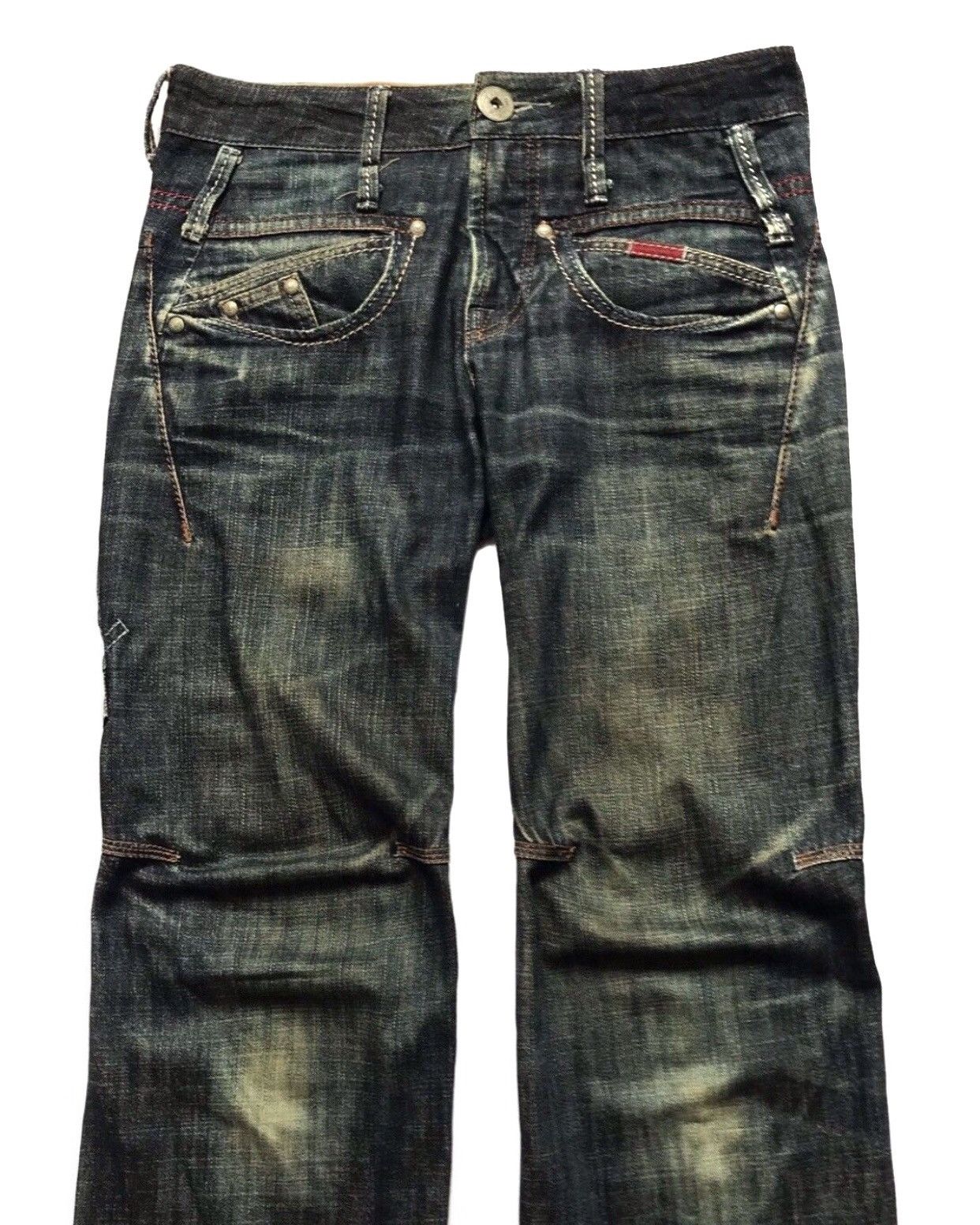 Marithe + Francois Girbaud MARITHE FRANCOIS GIRBAUD DISTRESSED MULTIPOCKET STYLE Size US 30 / EU 46 - 2 Thumbnail