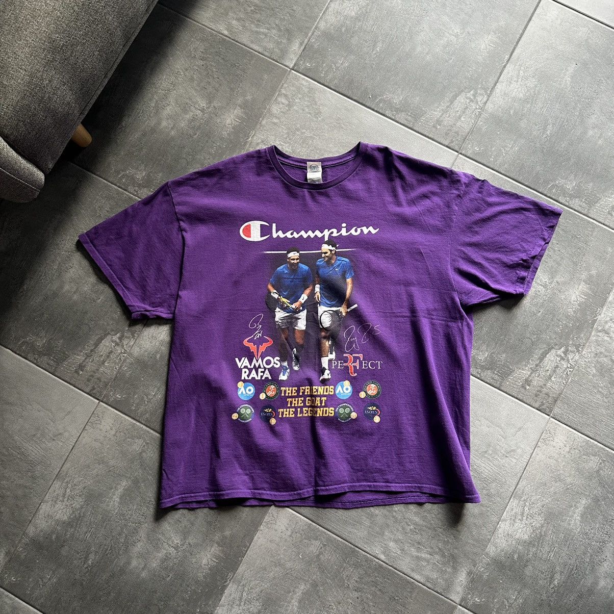 Designer × Vintage Vintage T-shirts The Friends The Goat The Legends Y2K Tennis Size US XXL / EU 58 / 5 - 1 Thumbnail