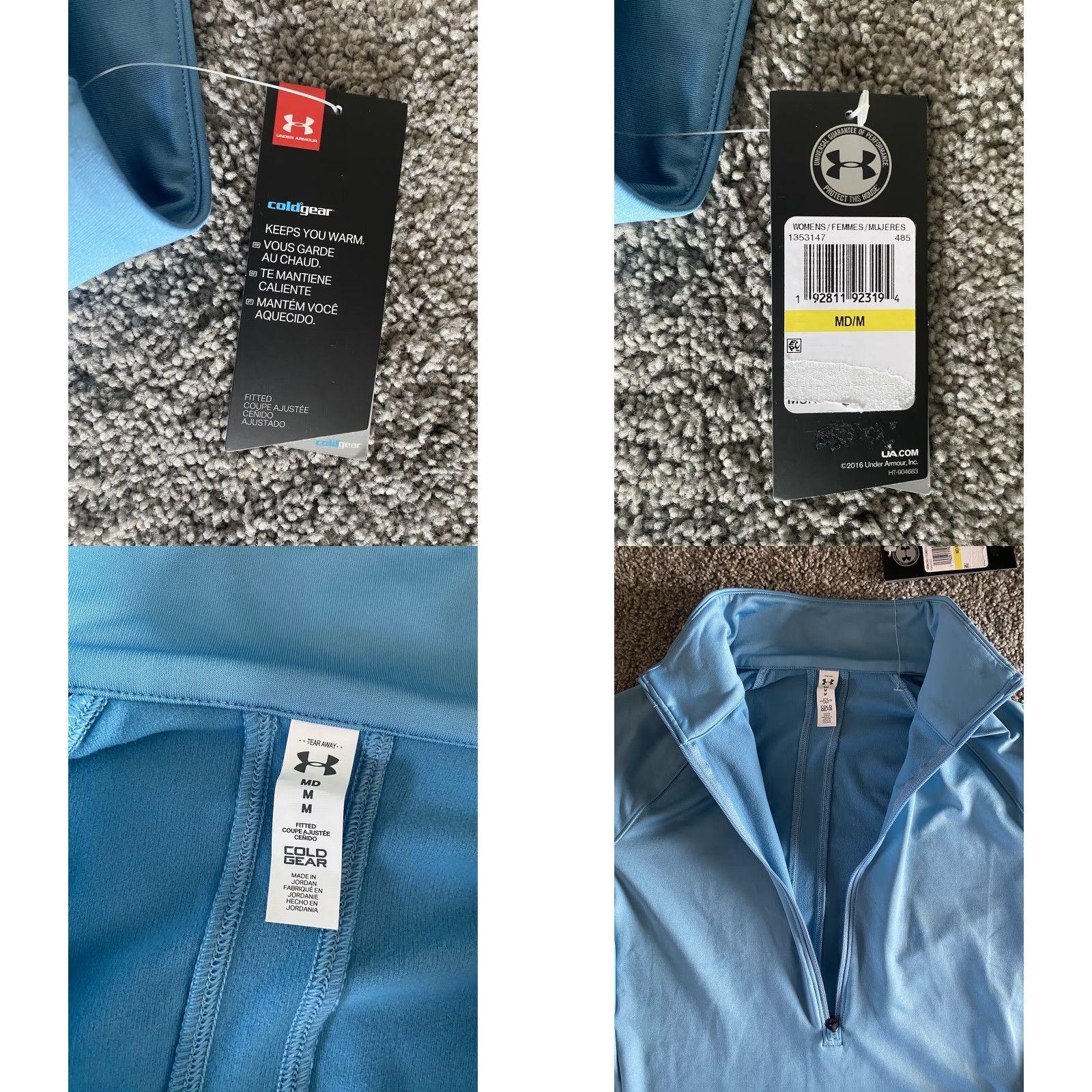 Under Armour Under Armour Jacket Women’s M Blue NWT Cold Gear Activewear Polyester Coat Primaloft? Size M / US 6-8 / IT 42-44 - 8 Thumbnail
