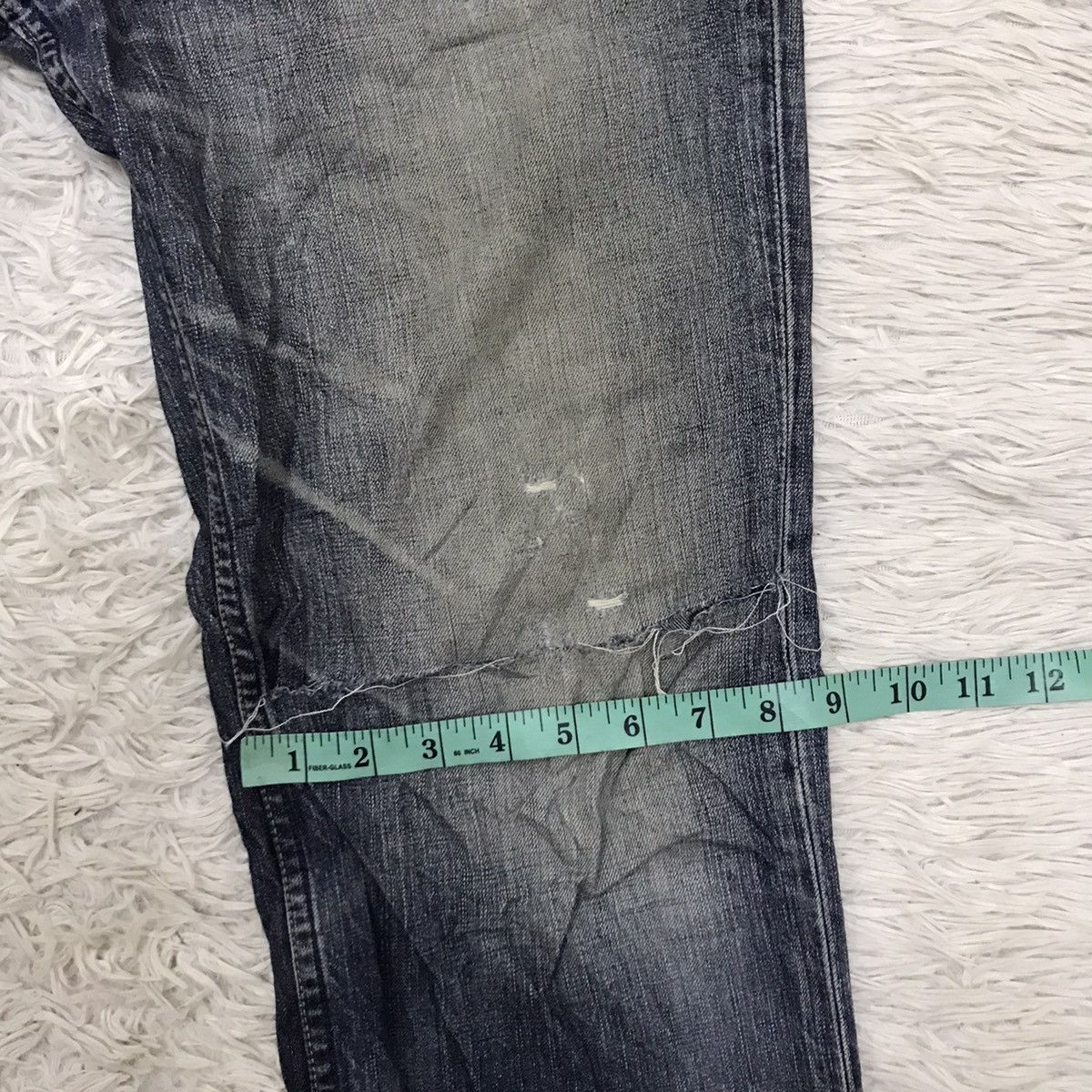 Levi's Vintage Levis 502 Distressed Design Denim Jeans Size US 32 / EU 48 - 19 Thumbnail