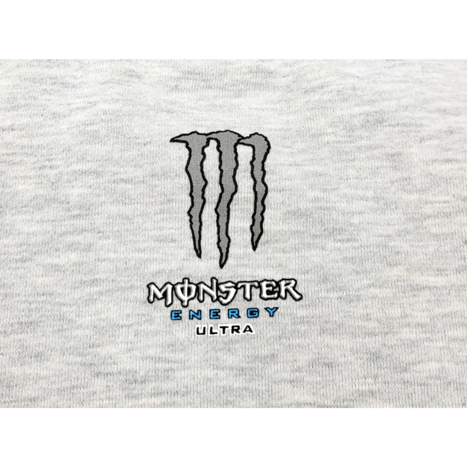 Vintage Monster Energy Ultra Sweatshirt Mens XL Gray Heather Pullover Shinny Crewneck Graphic Logo Size US XL / EU 56 / 4 - 3 Thumbnail