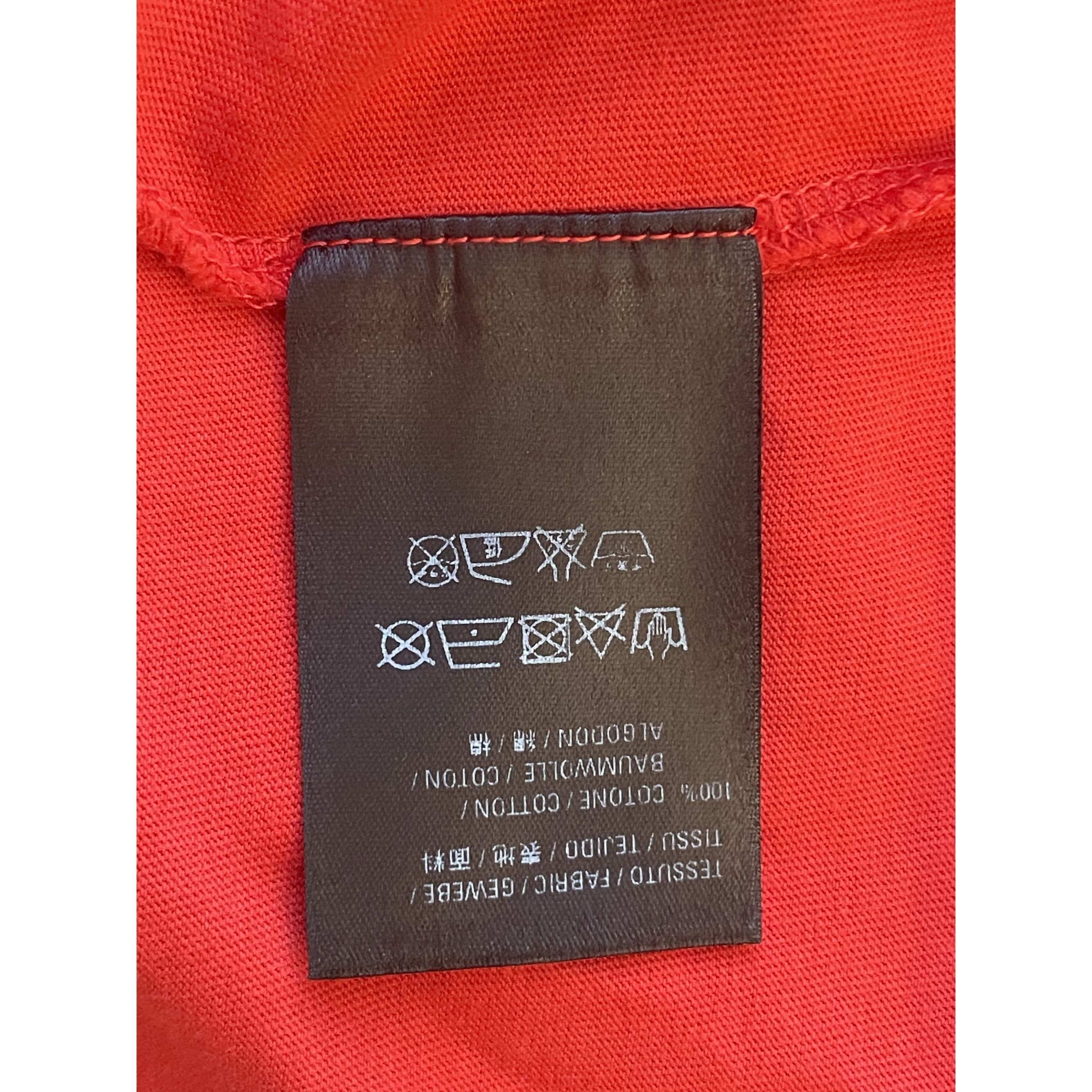 Balenciaga Balenciaga Red Logo T-Shirt XS Cotton Crewneck Short Sleeve Size XS / US 0-2 / IT 36-38 - 8 Thumbnail