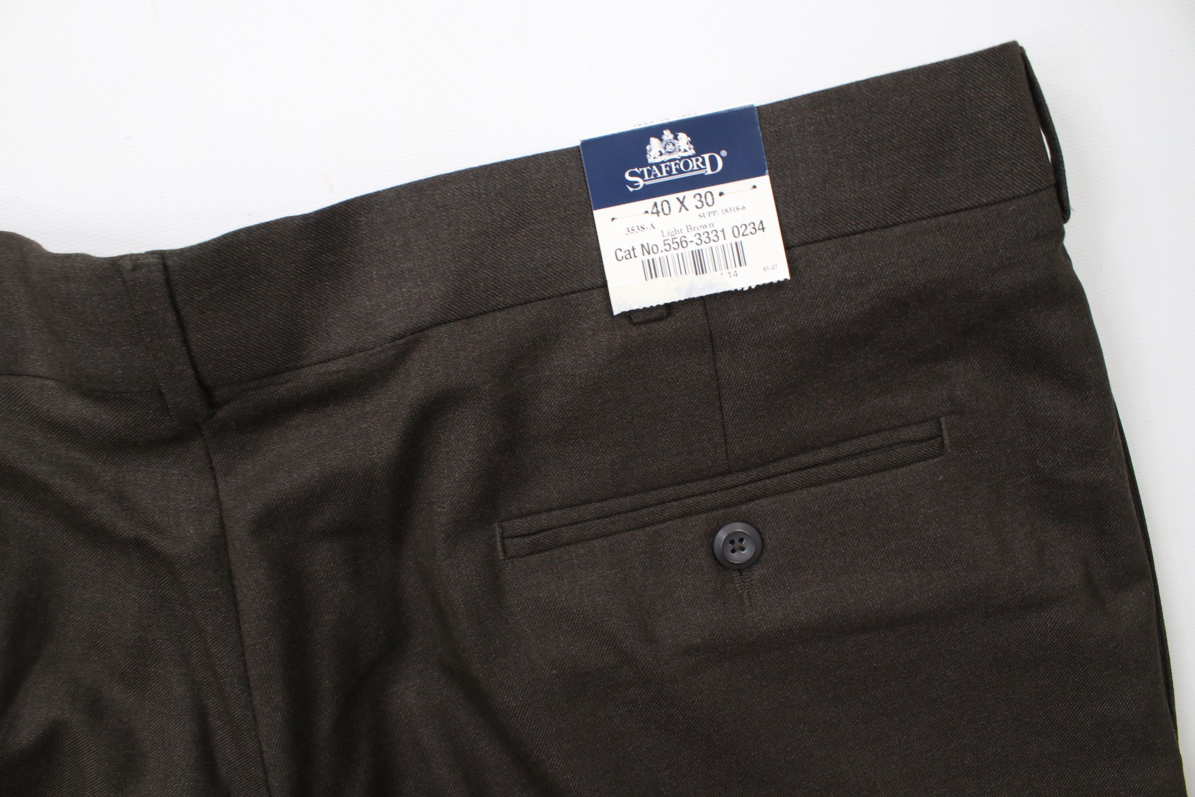 Vintage Deadstock Vintage 90s Streetwear Chino Pants Light Brown Size US 40 / EU 56 - 11 Thumbnail