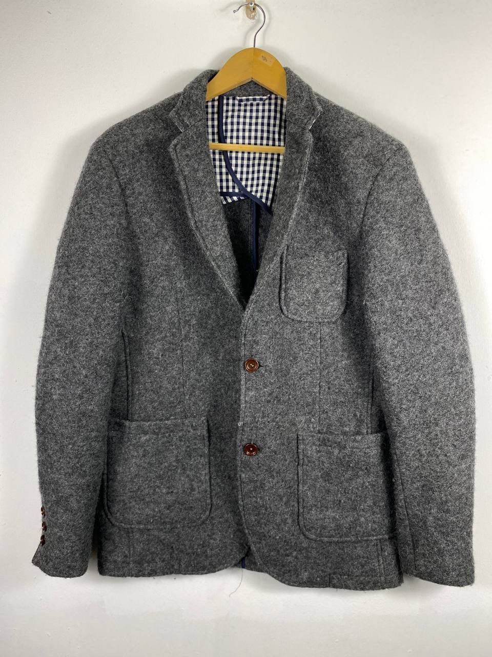 Japanese Brand mitsumine japanese brand hairy wool jacket Size US L / EU 52-54 / 3 - 1 Thumbnail