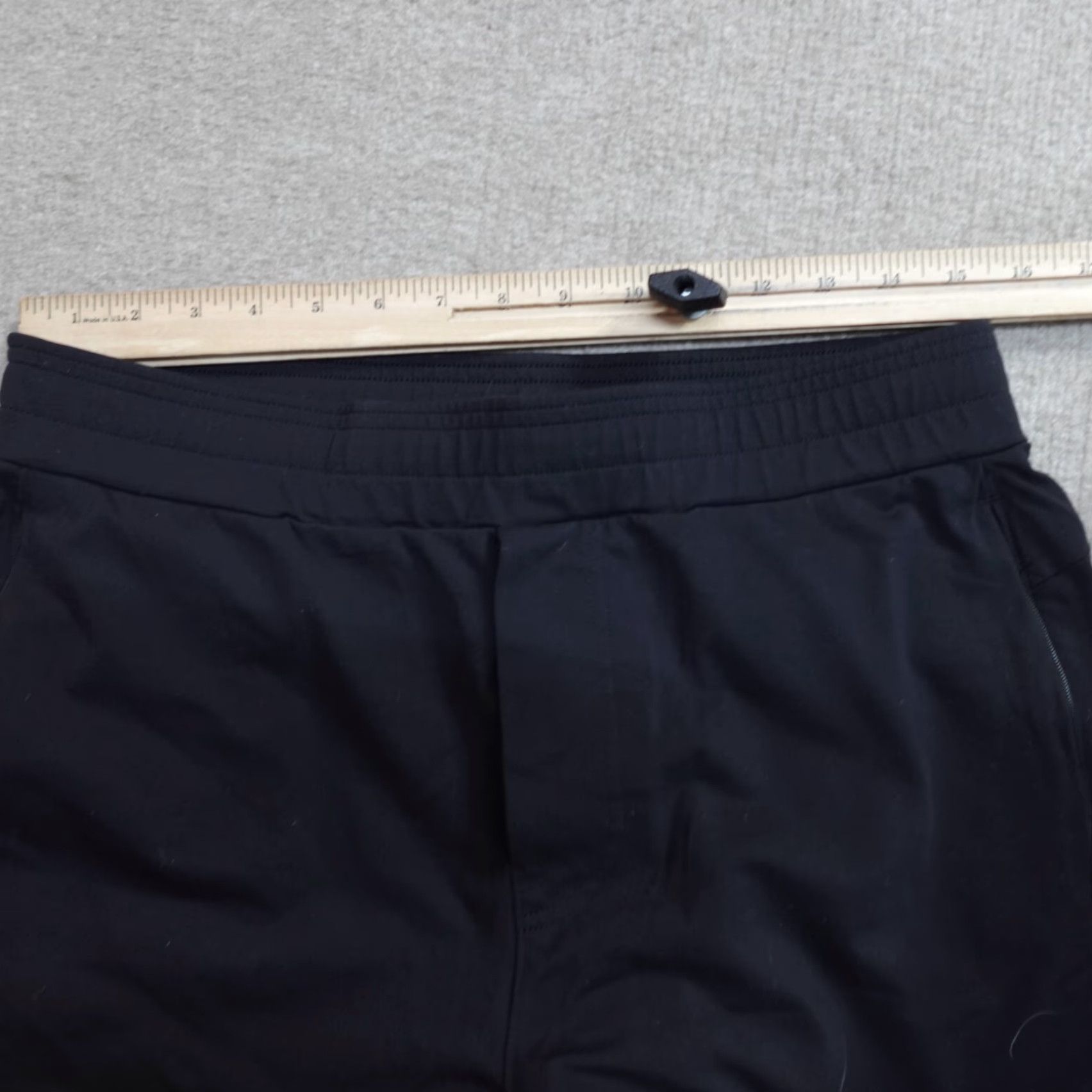 Vintage Public Rec Pants 34 x 31 Black Performance Stretch Drawstring Men Pants Black Stretch Chino 34 Regular Straight Inseam 31 Mens Size US 34 / EU 50 - 7 Thumbnail