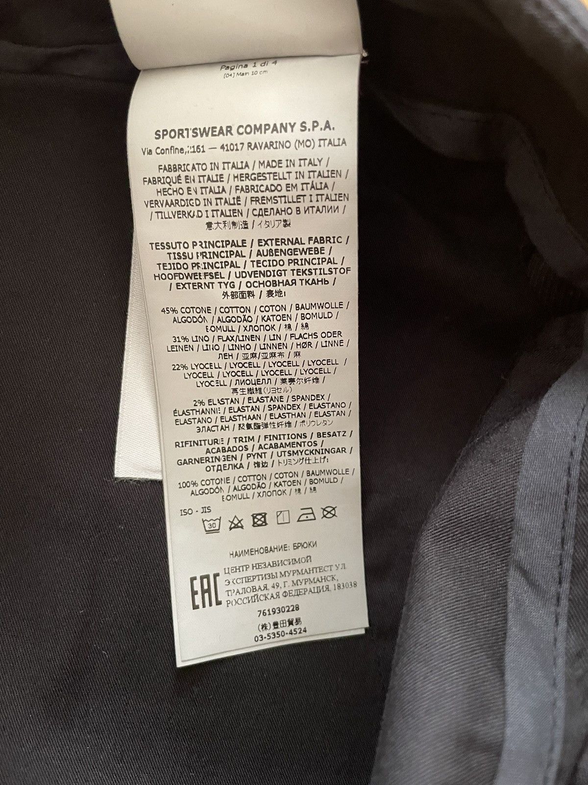 Stone Island × Stone Island Shadow Project Stone Island Shadow Project Wide Fit Gabardine Work Pants Size US 32 / EU 48 - 6 Thumbnail