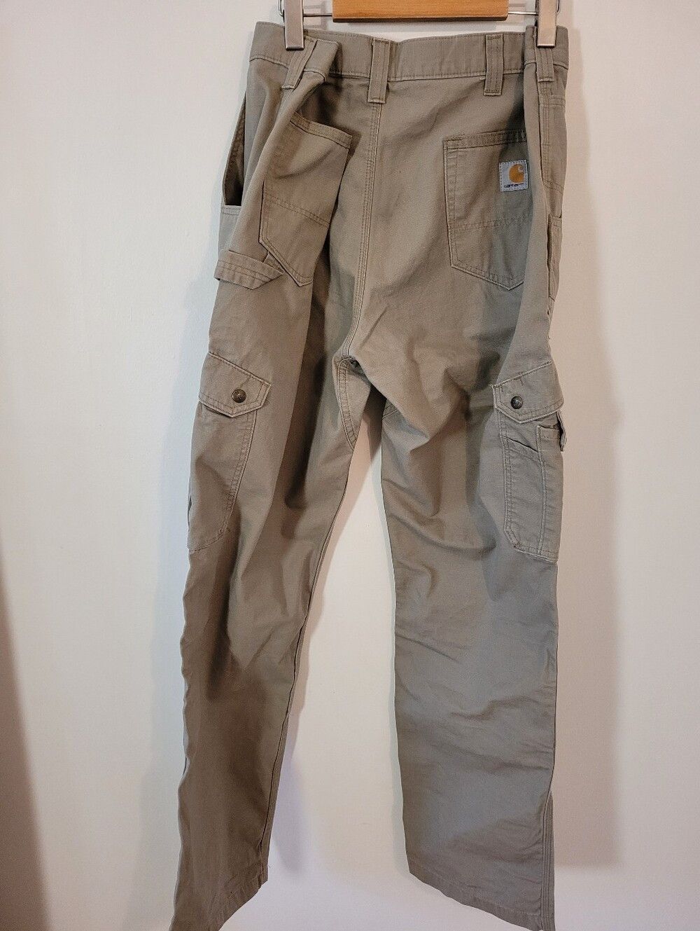 Carhartt Carhartt Mens Beige Work Pants 14806 38x34 Relaxed Fit Size US 38 / EU 54 - 4 Thumbnail