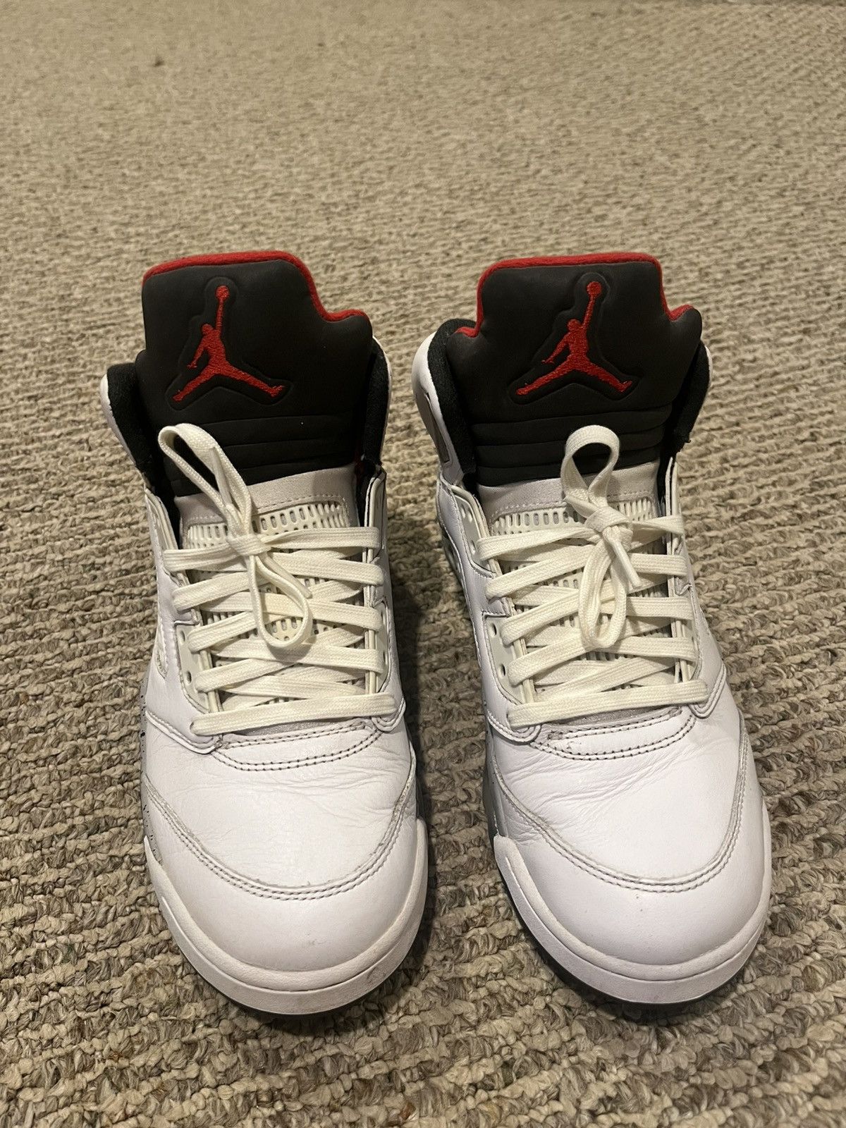 Jordan Brand × Vintage 2017 Jordan 5 retro white cement Size US 8 / EU 41 - 4 Thumbnail