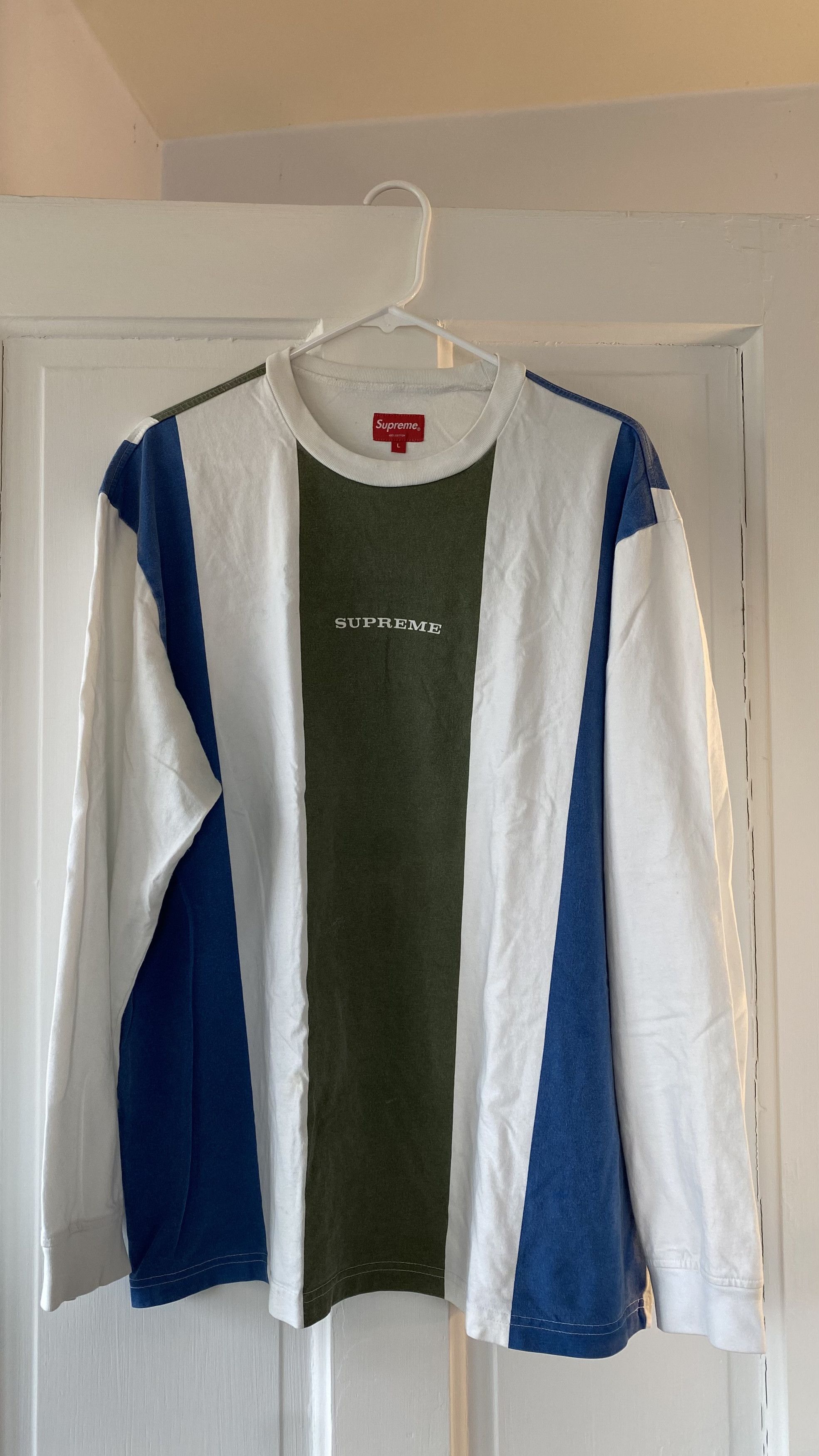 Supreme Supreme Global Standard Long-Sleeve Top 'Natural' Large Size US L / EU 52-54 / 3 - 3 Thumbnail