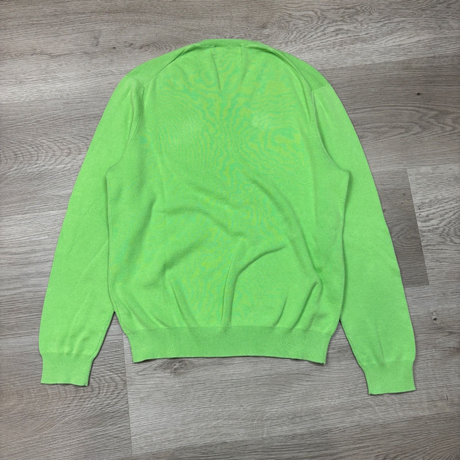 Polo Ralph Lauren × Vintage Vintage Polo Ralph Lauren Pima Cotton V Neck Sweater Medium Size US M / EU 48-50 / 2 - 3 Thumbnail
