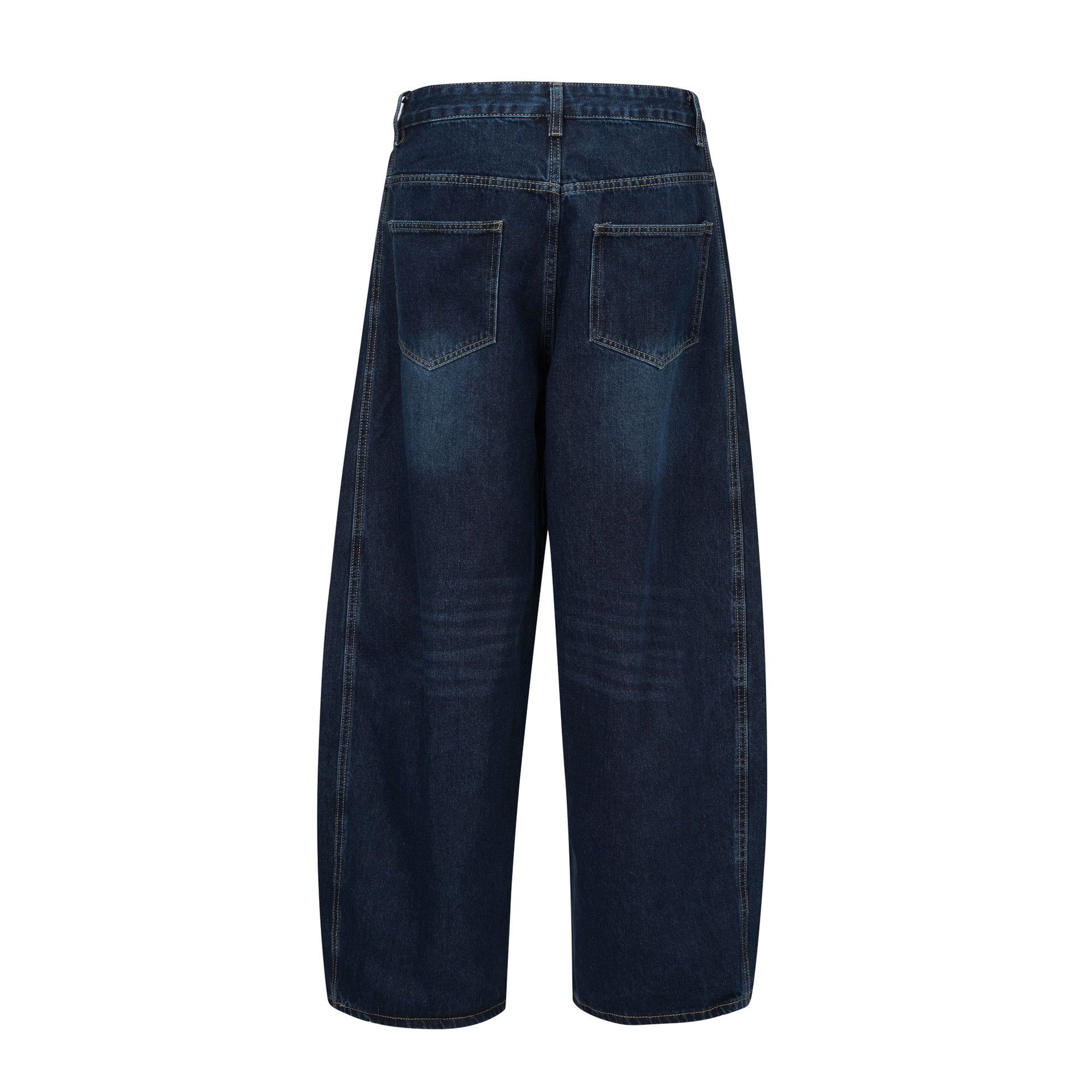 Japanese Brand × Jean High street washed loose wide-leg stitching scimitar jeans Size US 32 / EU 48 - 2 Thumbnail